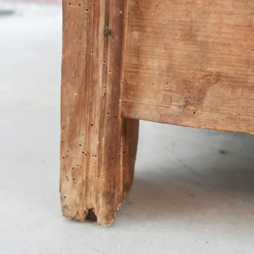 Antieke houten kist - Afbeelding 12
