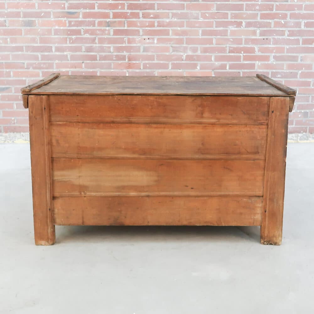 Antieke houten kist - Afbeelding 13