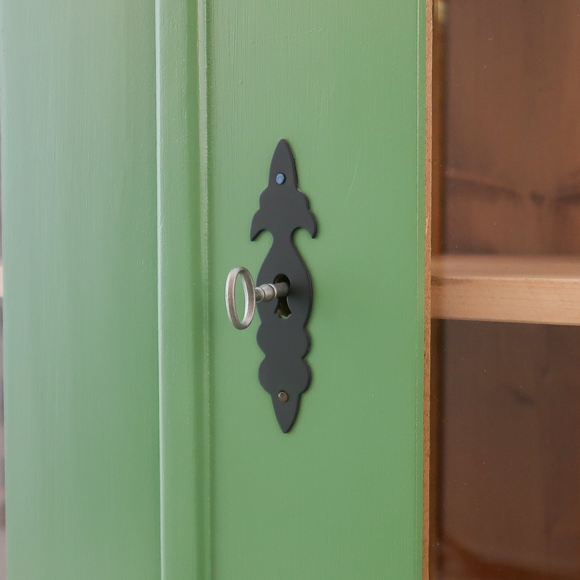 Brocante vitrinekast - Afbeelding 5