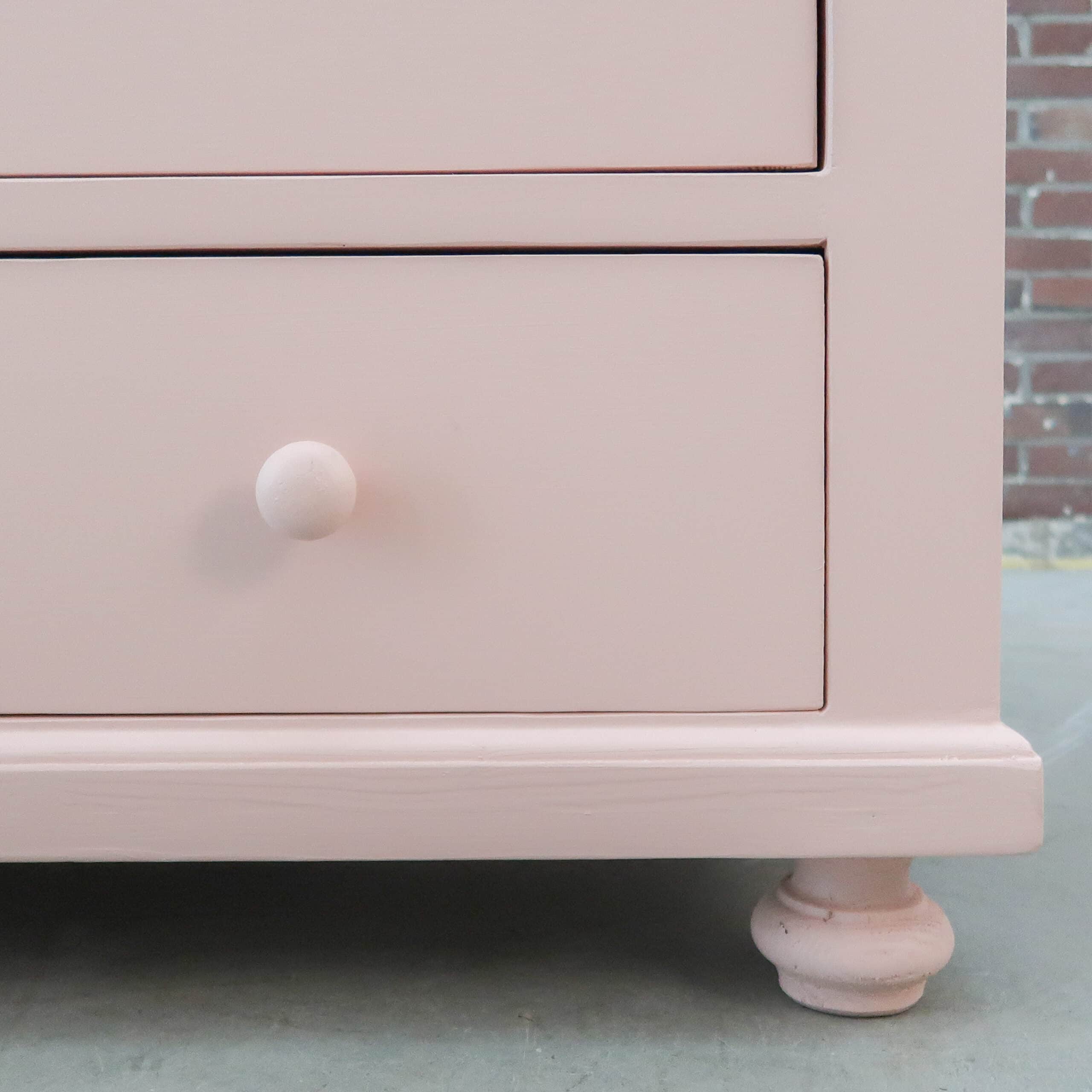 Zacht roze linnenkast met bloemenmotief - Afbeelding 9