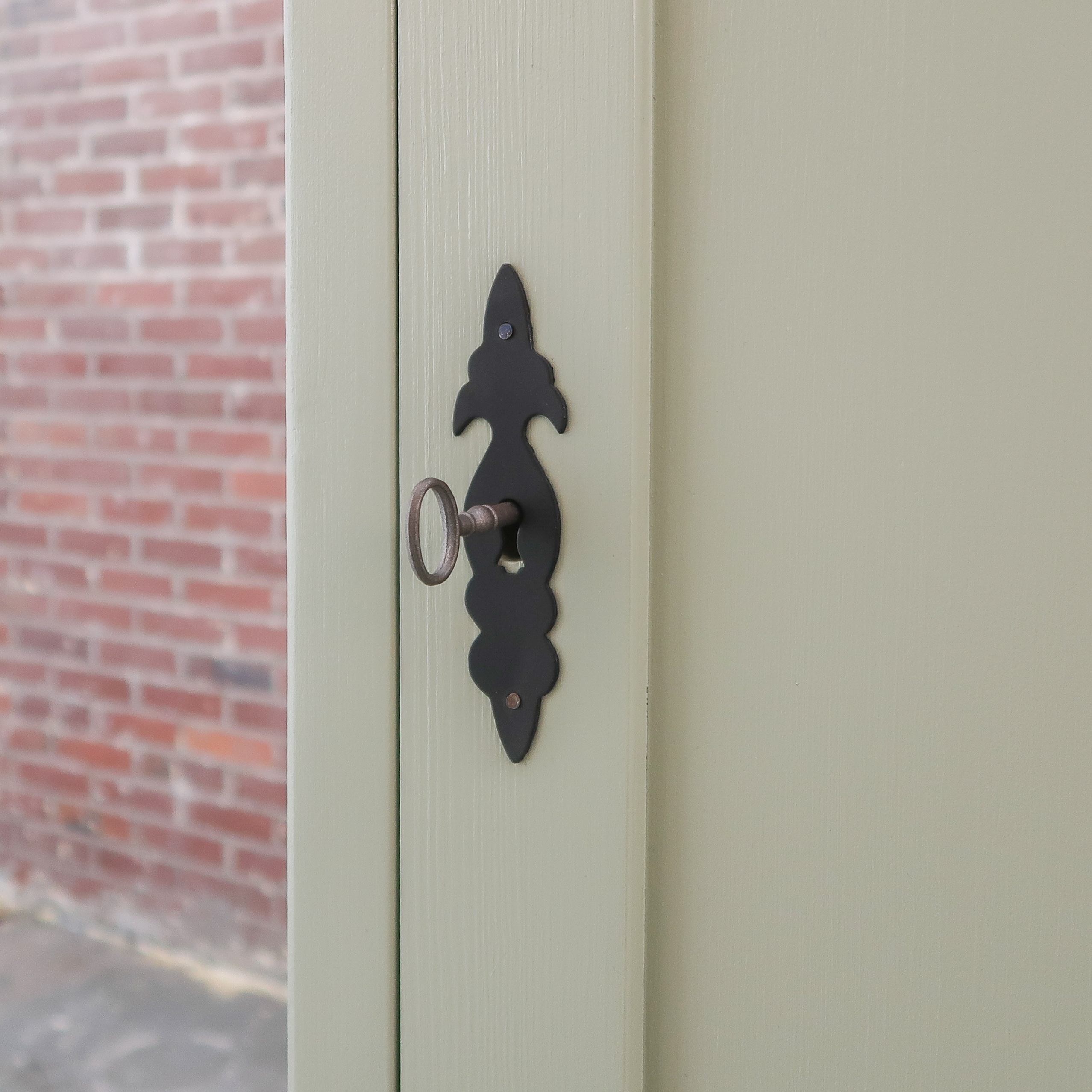 Groene eendeurs linnenkast - Afbeelding 5