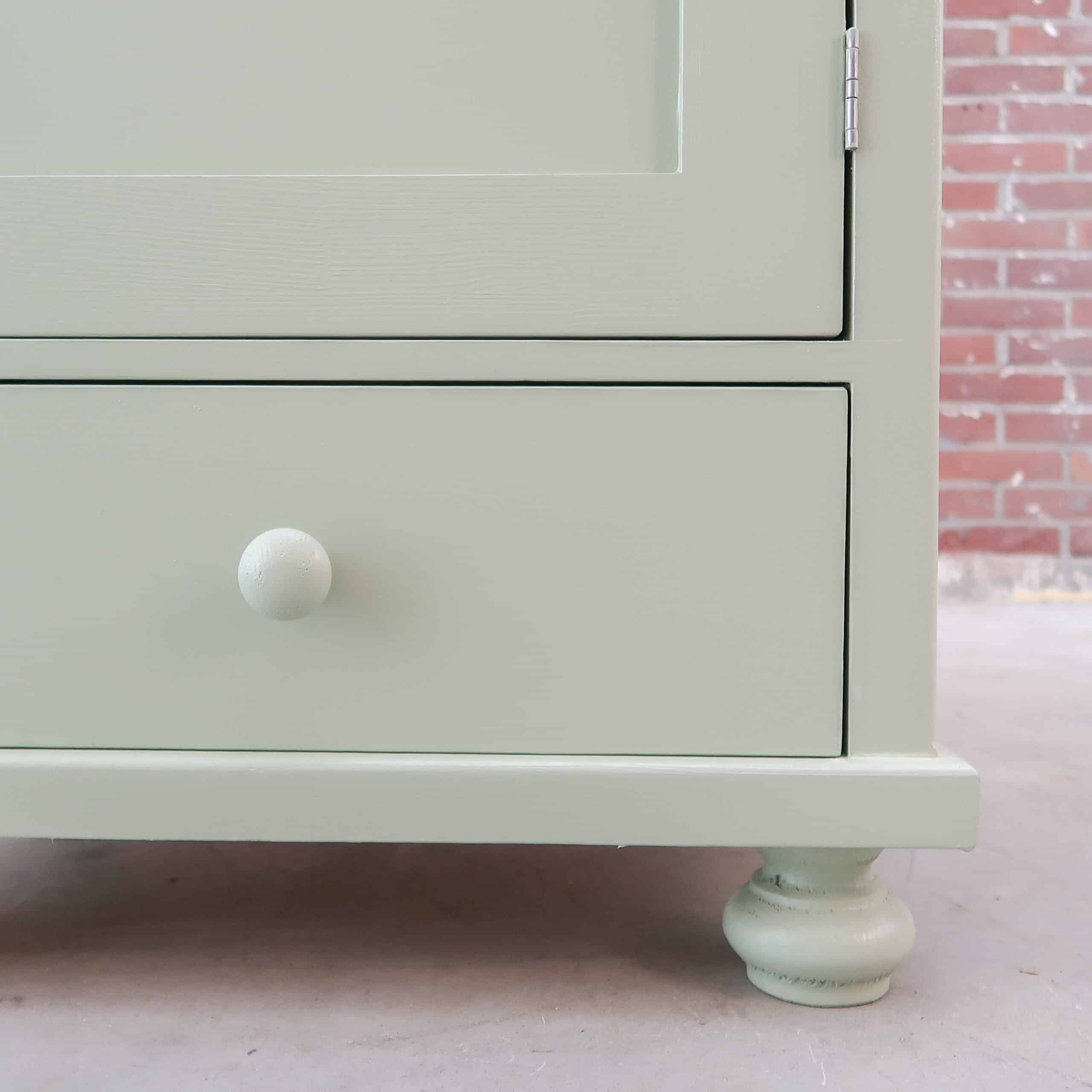 Groene eendeurs linnenkast - Afbeelding 6