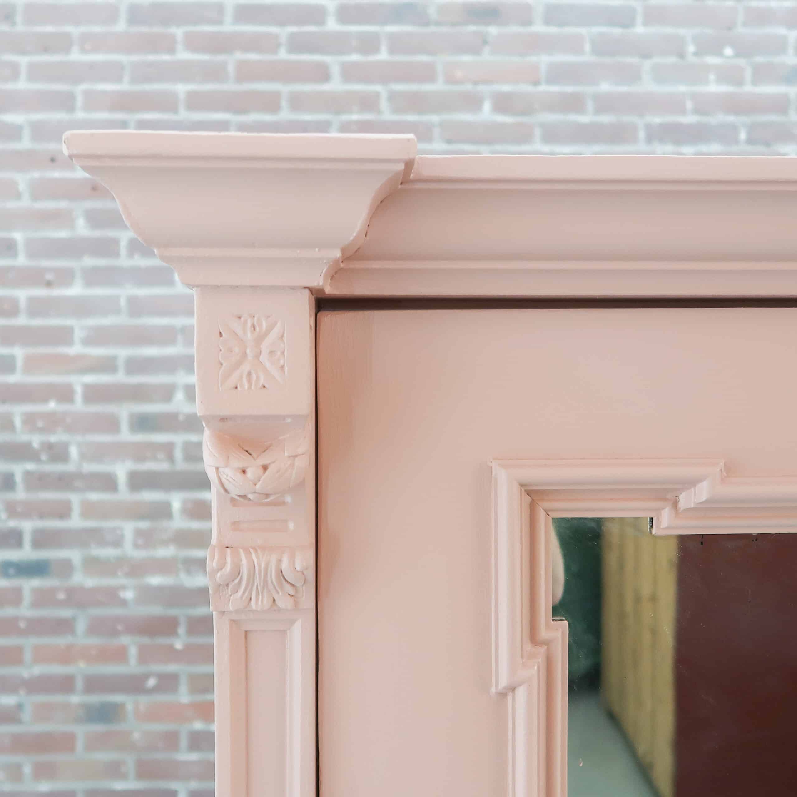 Roze eendeurs spiegelkast - Afbeelding 4