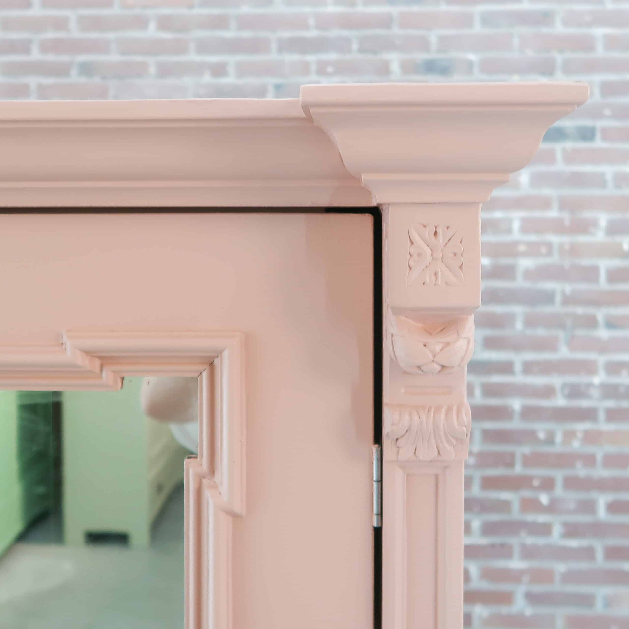Roze eendeurs spiegelkast - Afbeelding 5