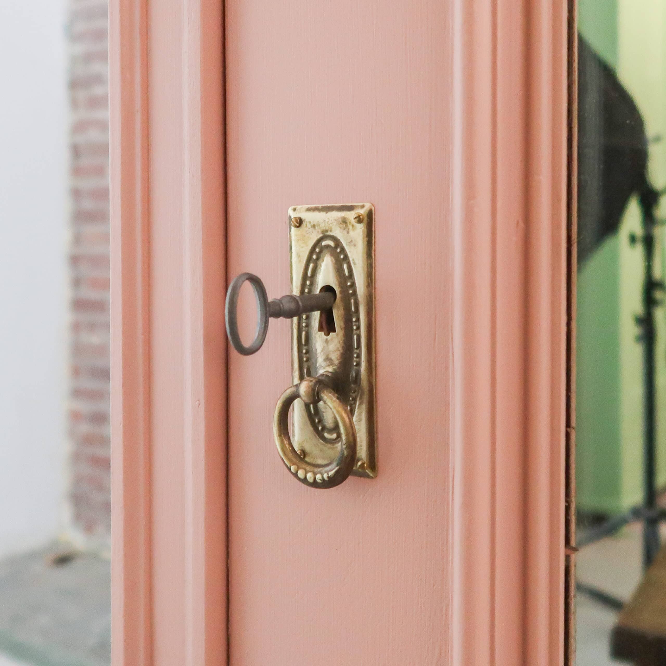 Roze eendeurs spiegelkast - Afbeelding 7