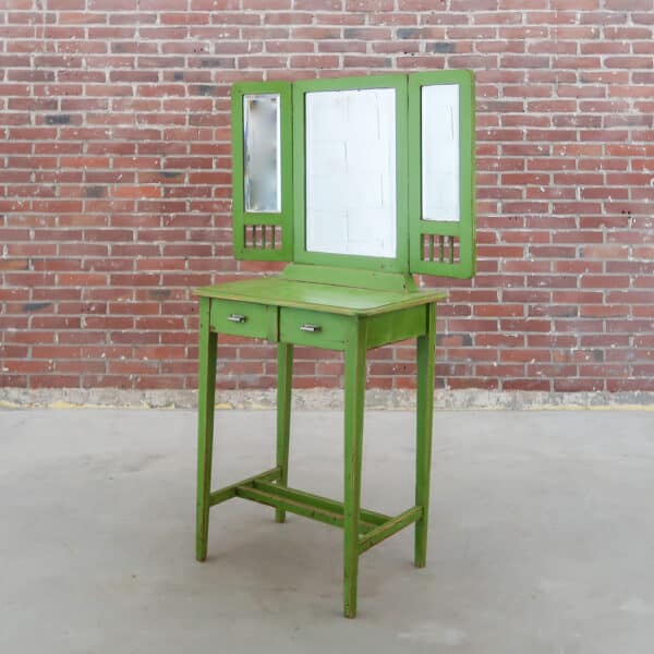 Brocante houten kaptafel