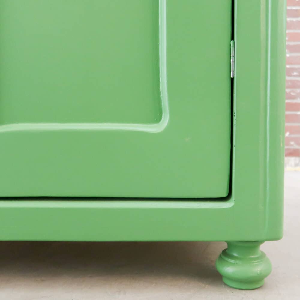 Groene eendeurs linnenkast - Afbeelding 5