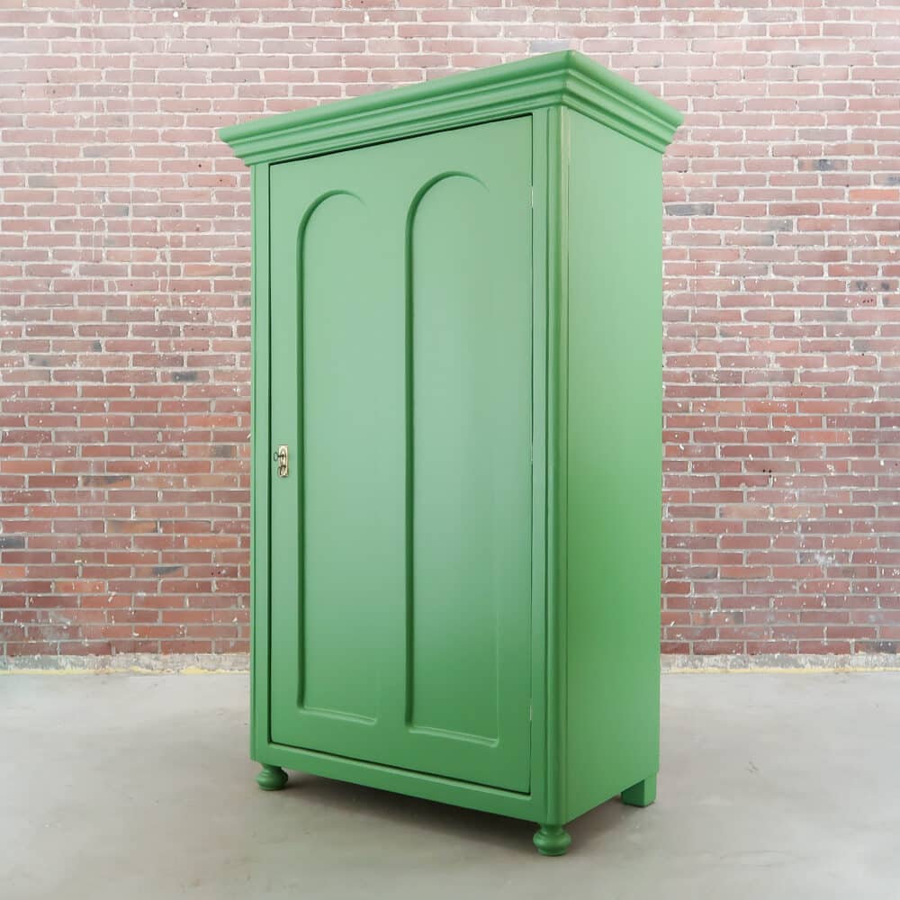 Groene eendeurs linnenkast - Afbeelding 6