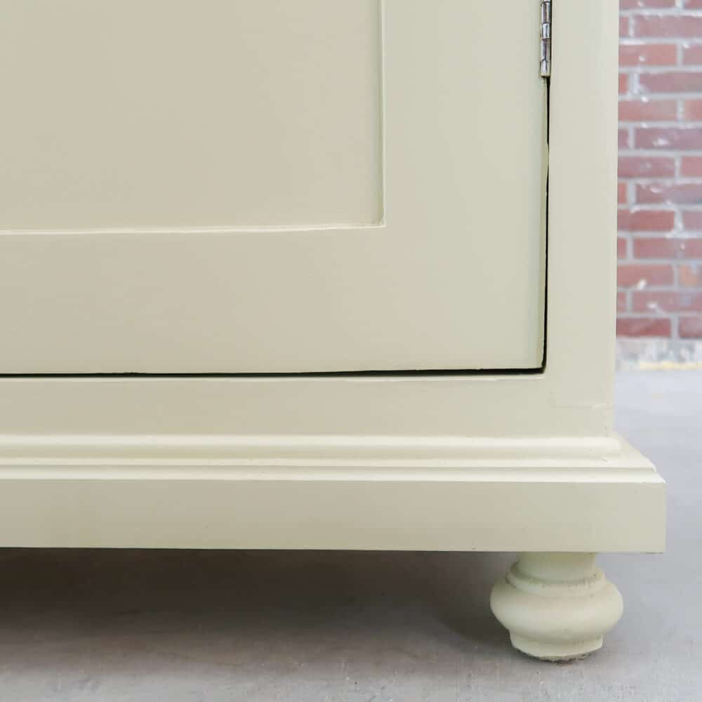 Brocante crème linnenkast - Afbeelding 6