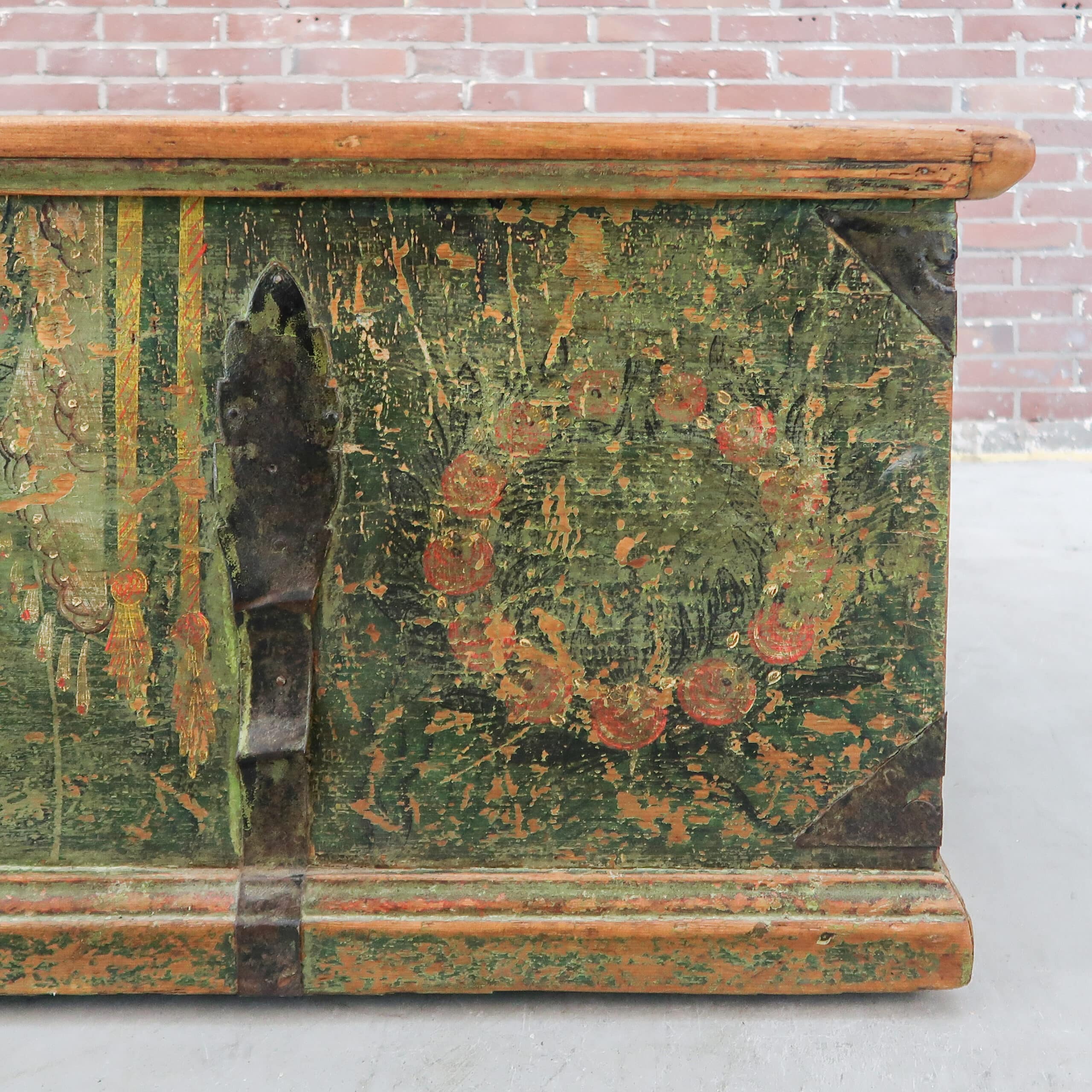 Grote antieke kist - Afbeelding 12