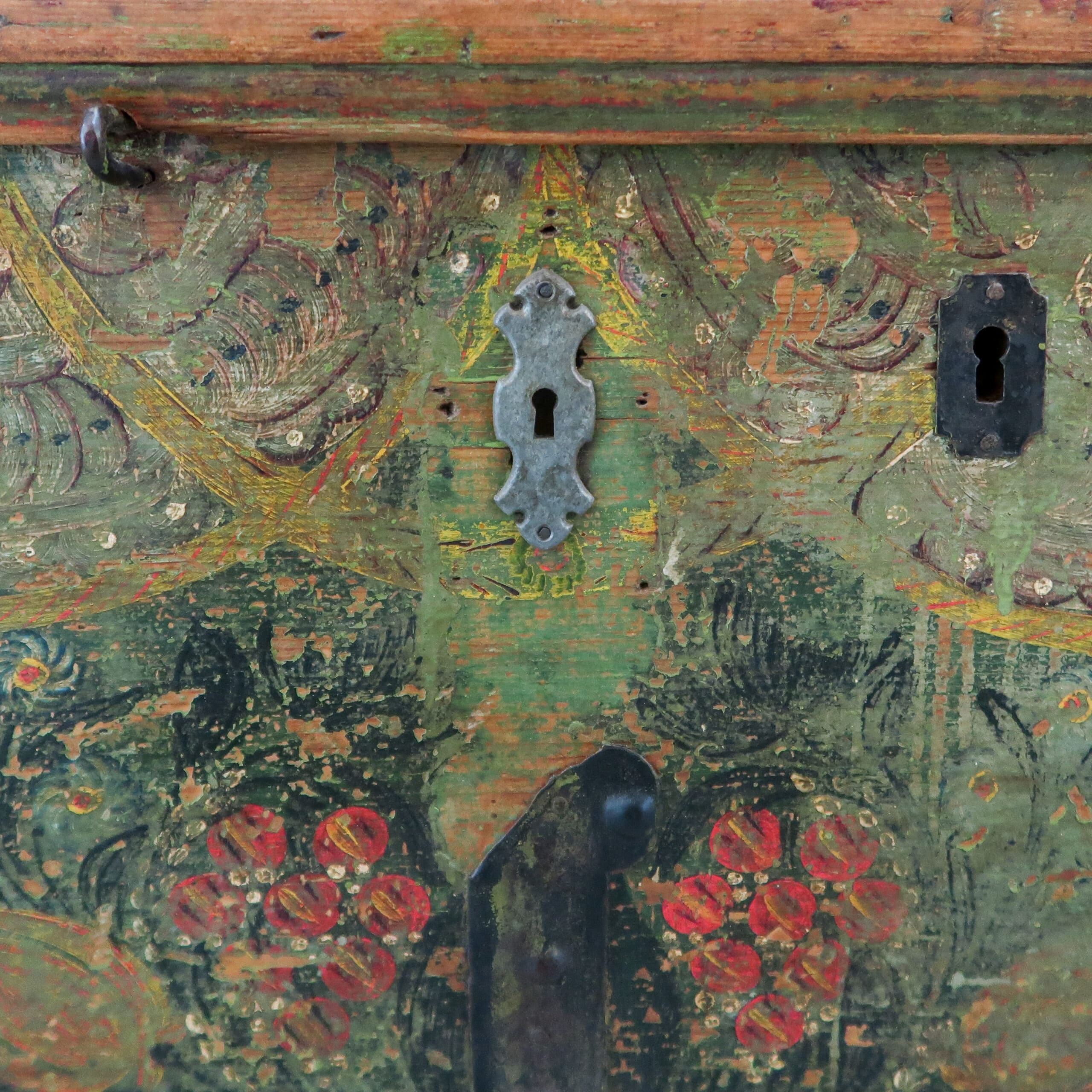 Grote antieke kist - Afbeelding 13