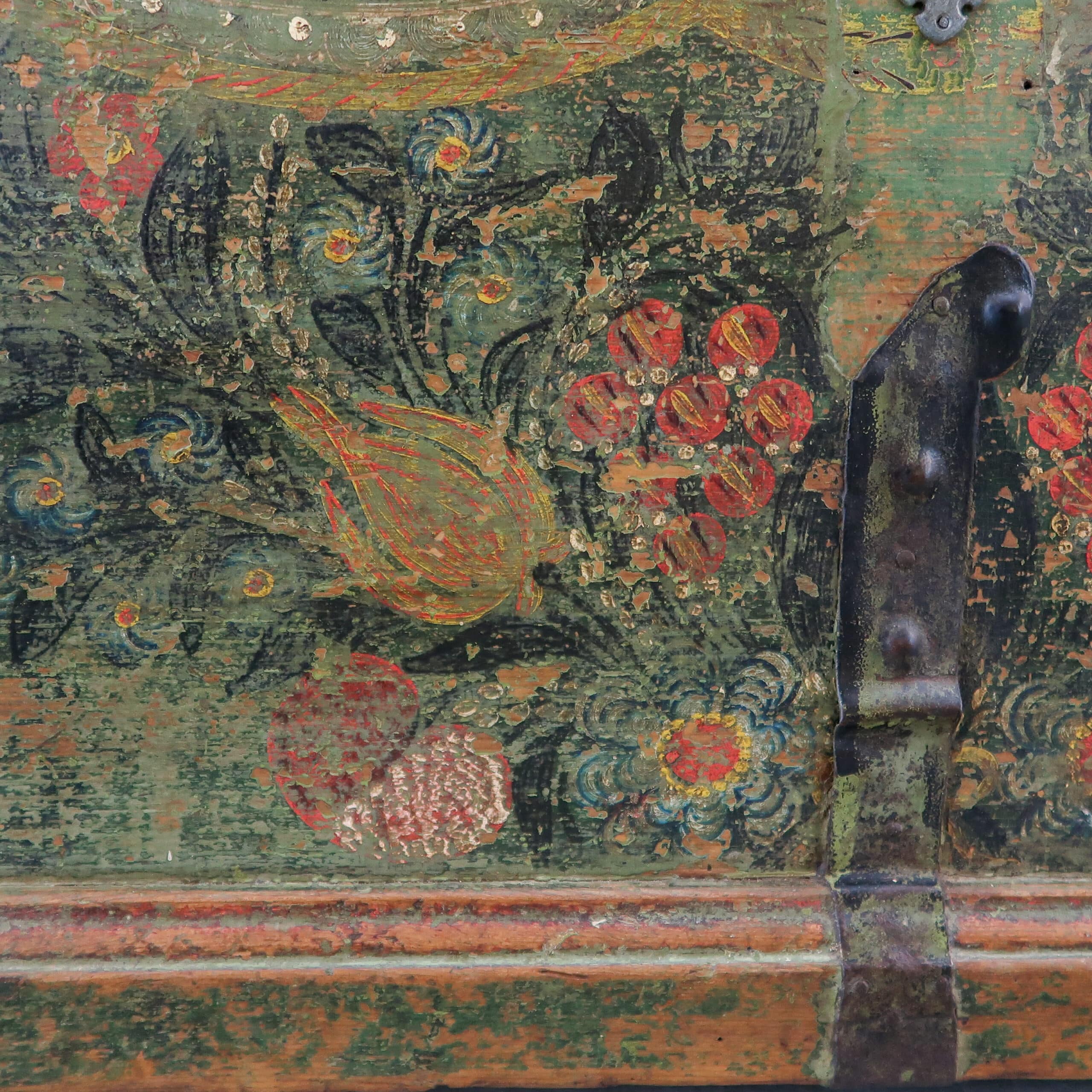 Grote antieke kist - Afbeelding 15