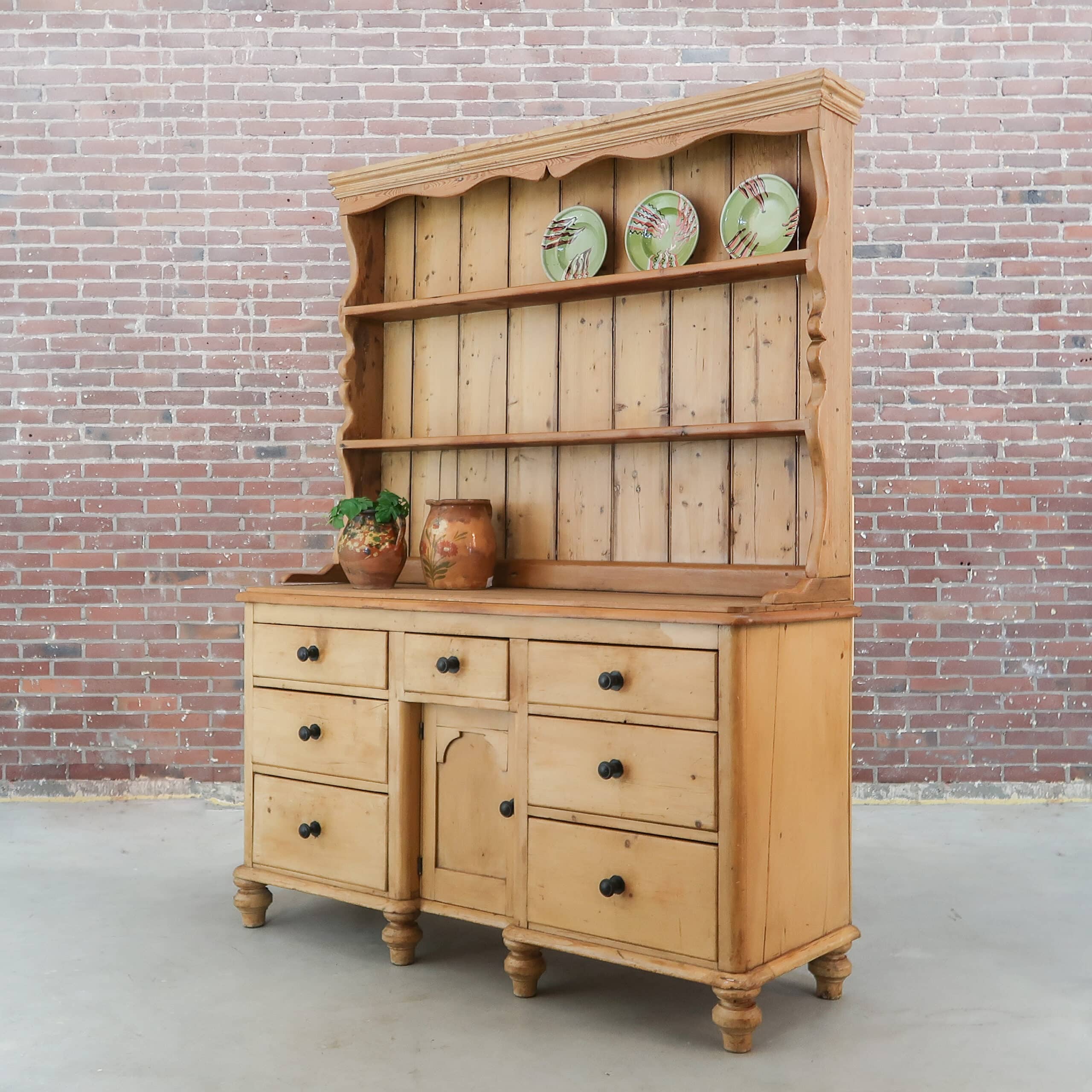 Grote grenen buffetkast - Afbeelding 13