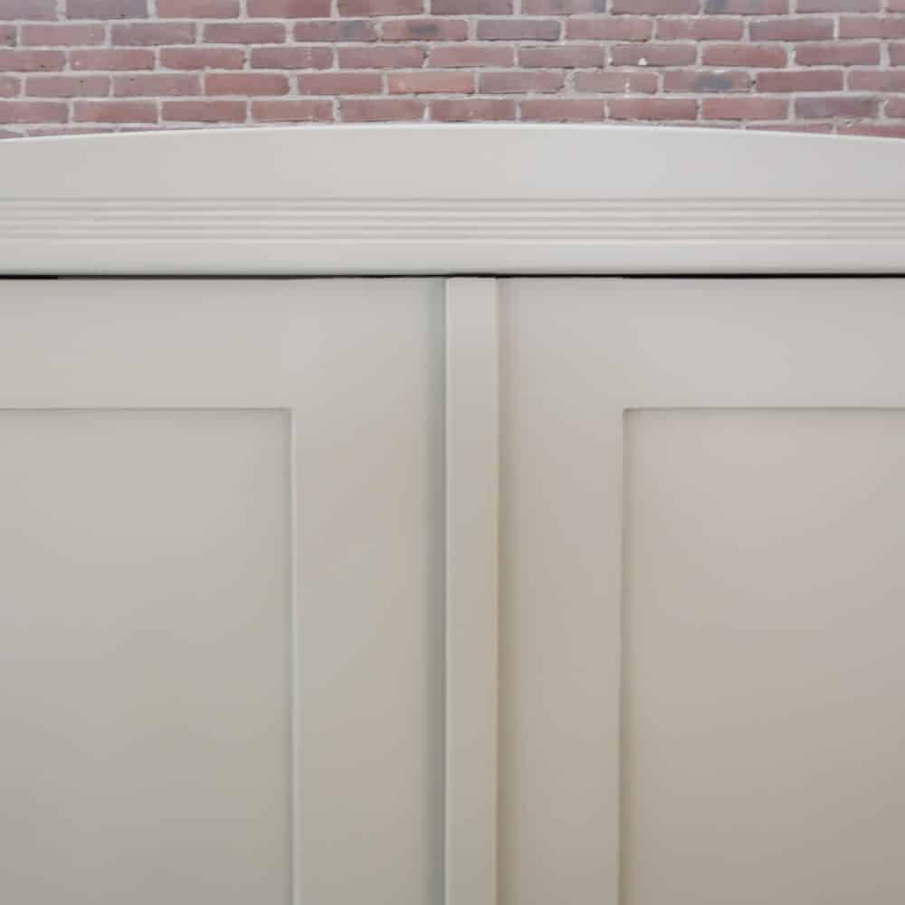 Brocante crème linnenkast - Afbeelding 3