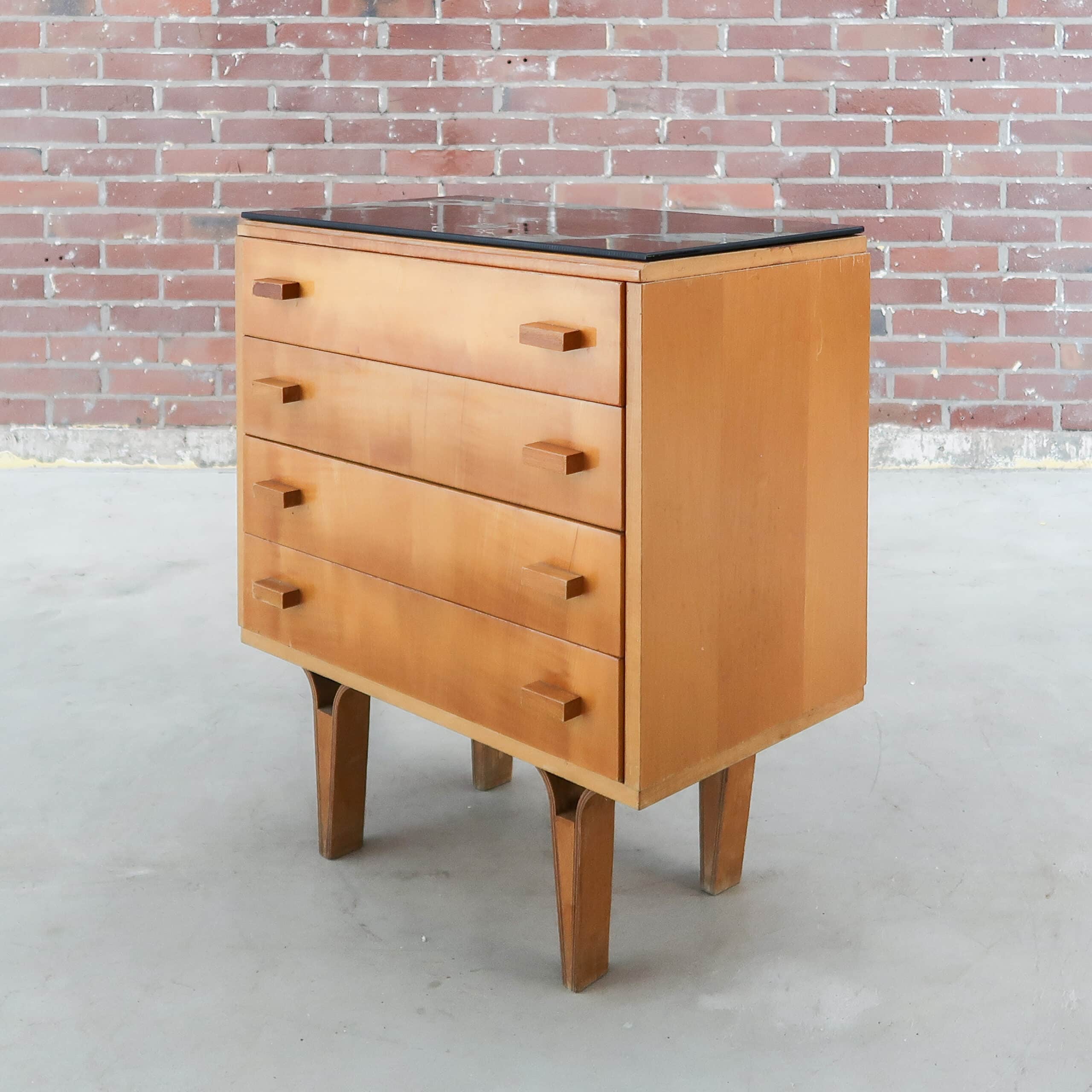 Vintage nachtkastje - Novy Domov - Afbeelding 3