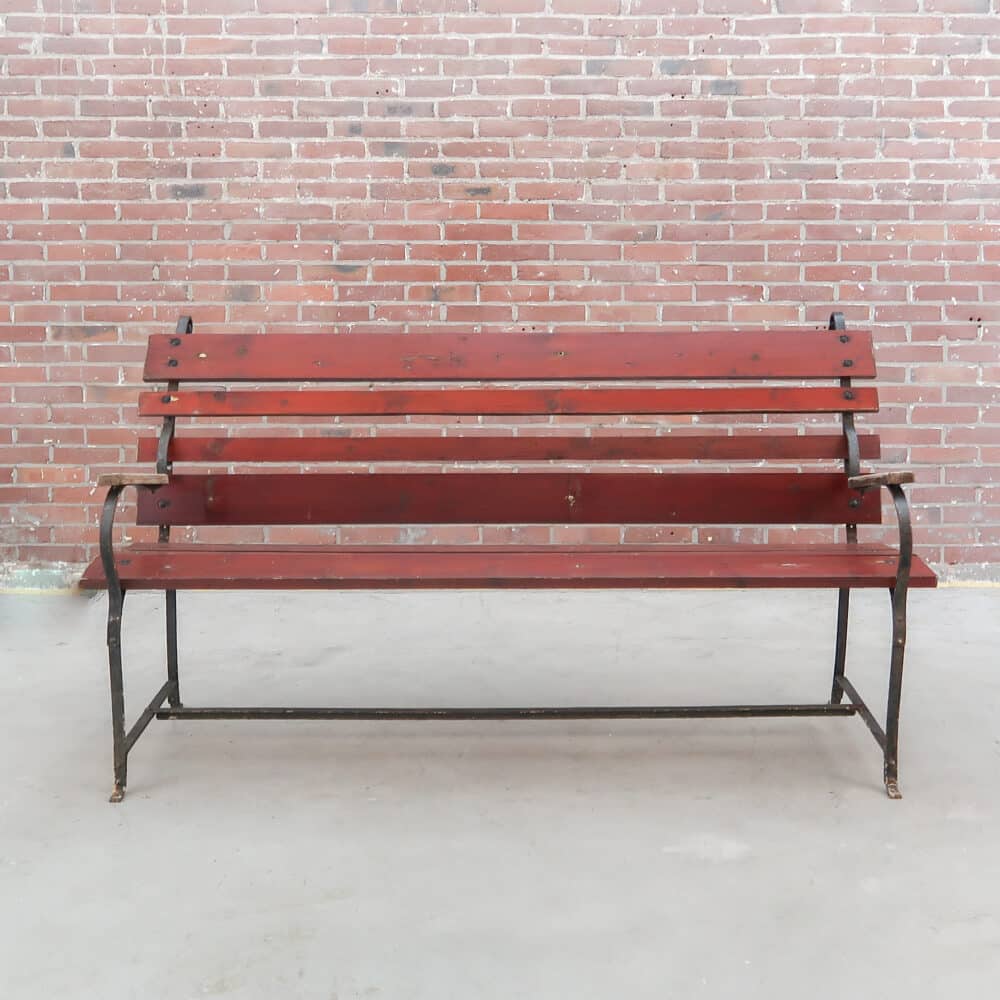 Brocante tuinbank - Afbeelding 3