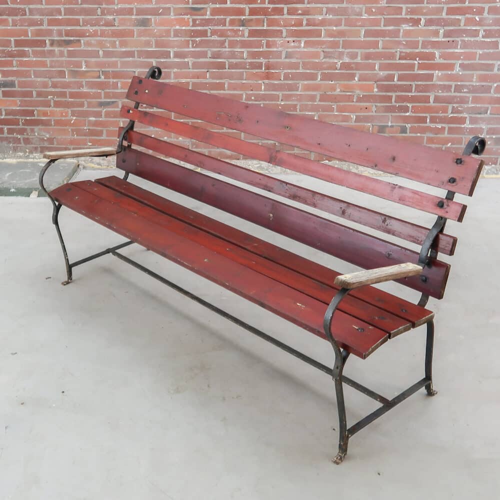 Brocante tuinbank - Afbeelding 2