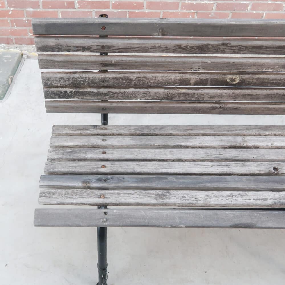 Brocante tuinbank - Afbeelding 3