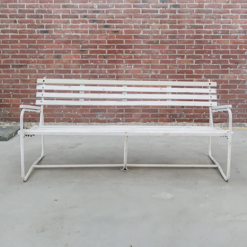 Brocante tuinbank - Afbeelding 2