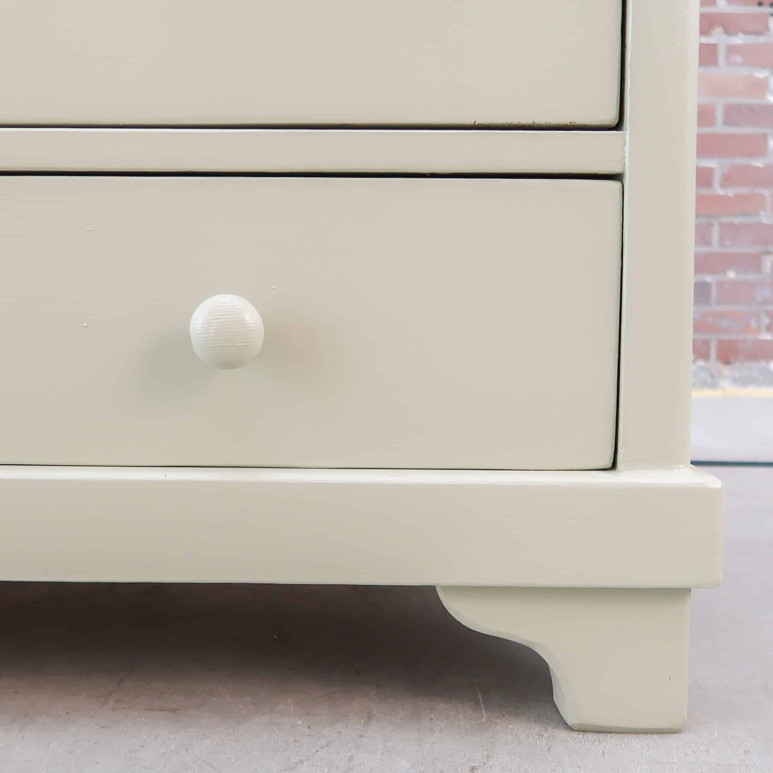 Brocante crème linnenkast - Afbeelding 6