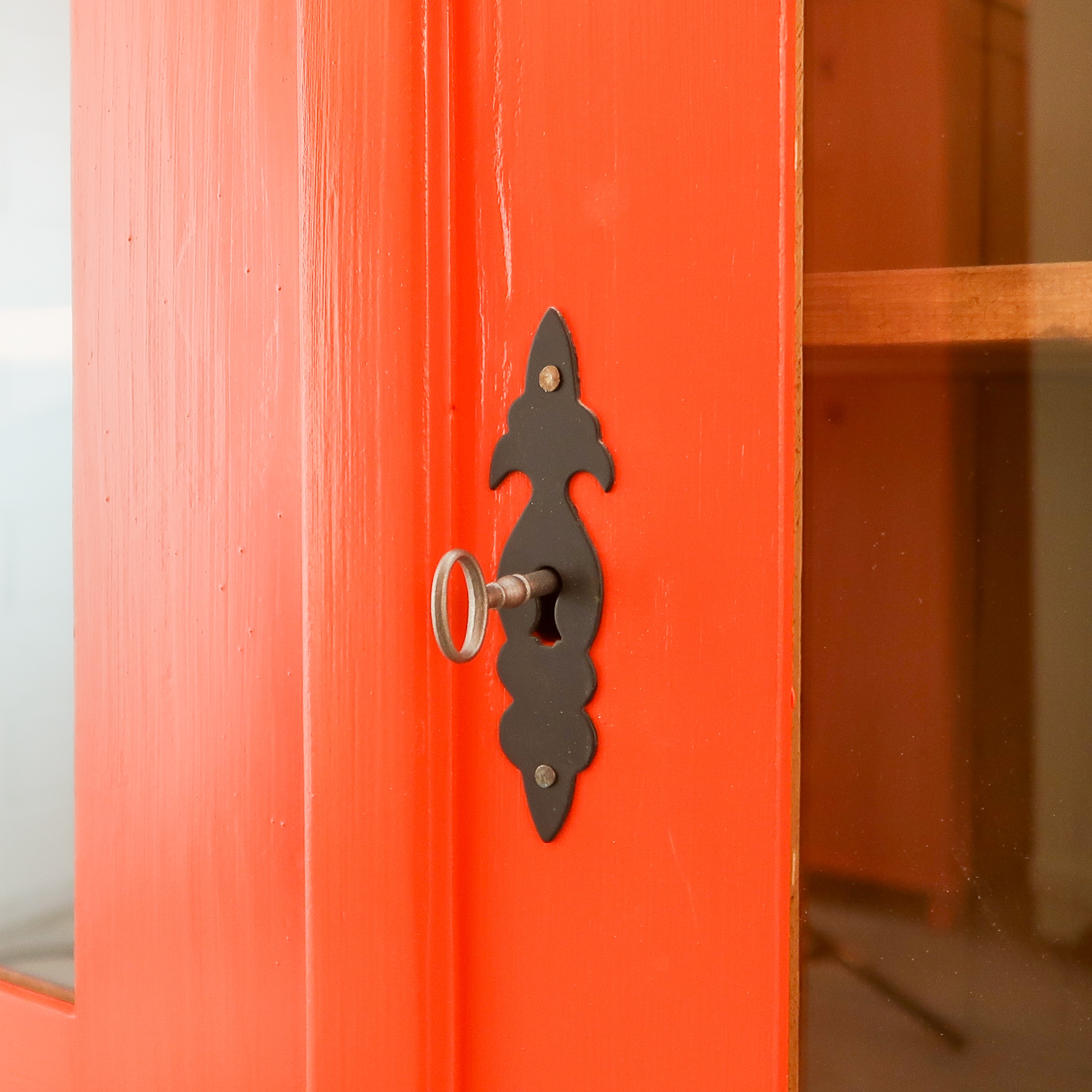 Terra oranje vitrinekast - Afbeelding 5