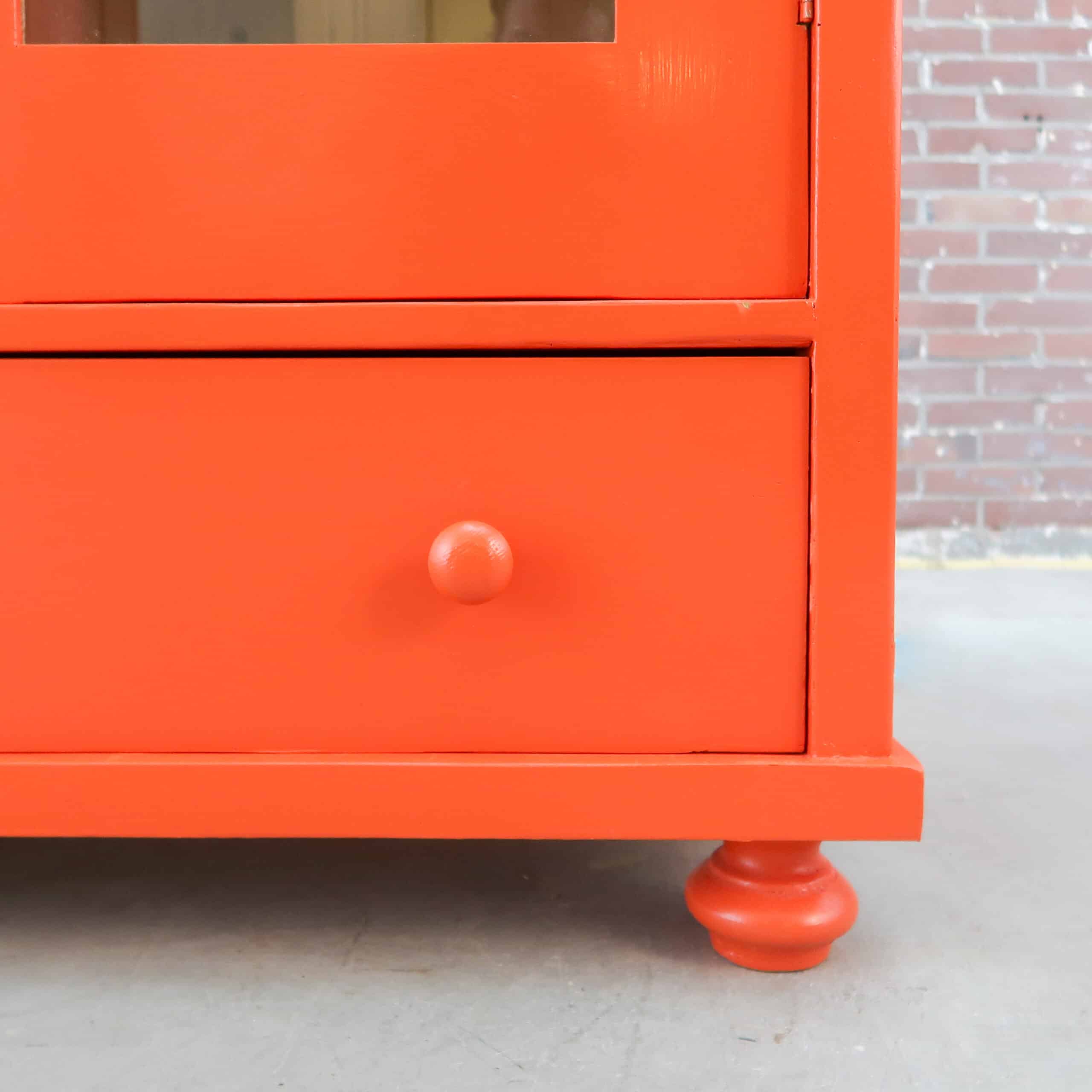 Terra oranje vitrinekast - Afbeelding 6