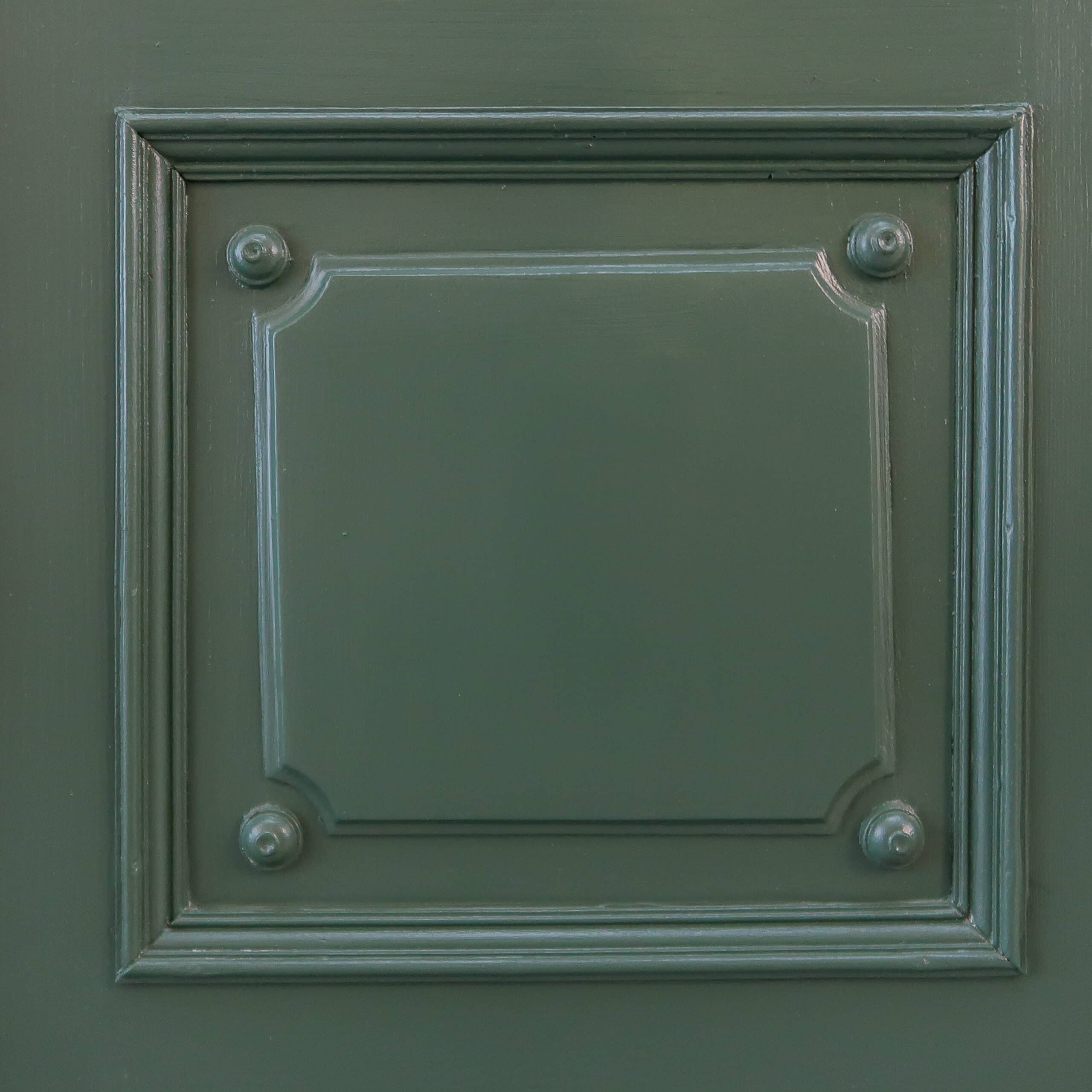 Brocante groene linnenkast - Afbeelding 7