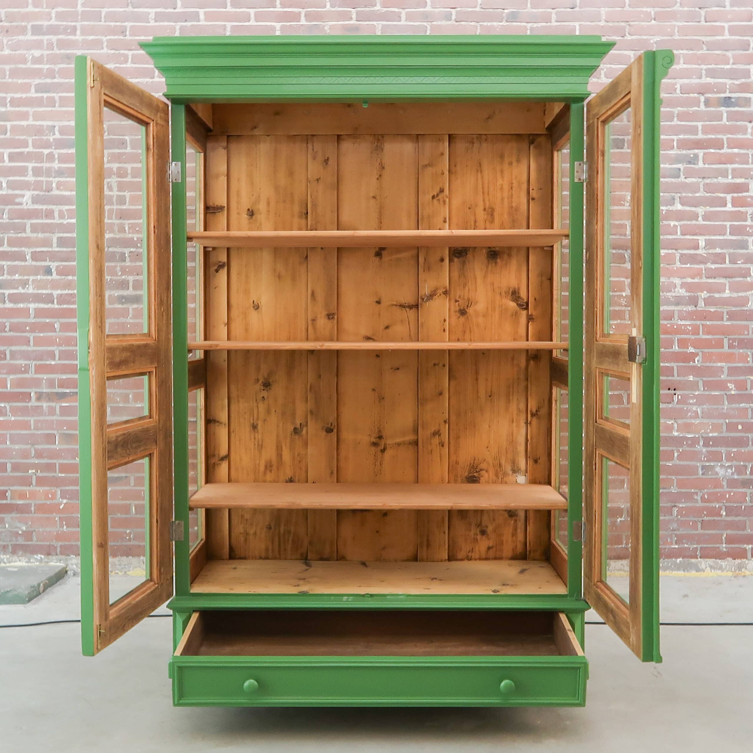 Brocante vitrinekast - Afbeelding 2