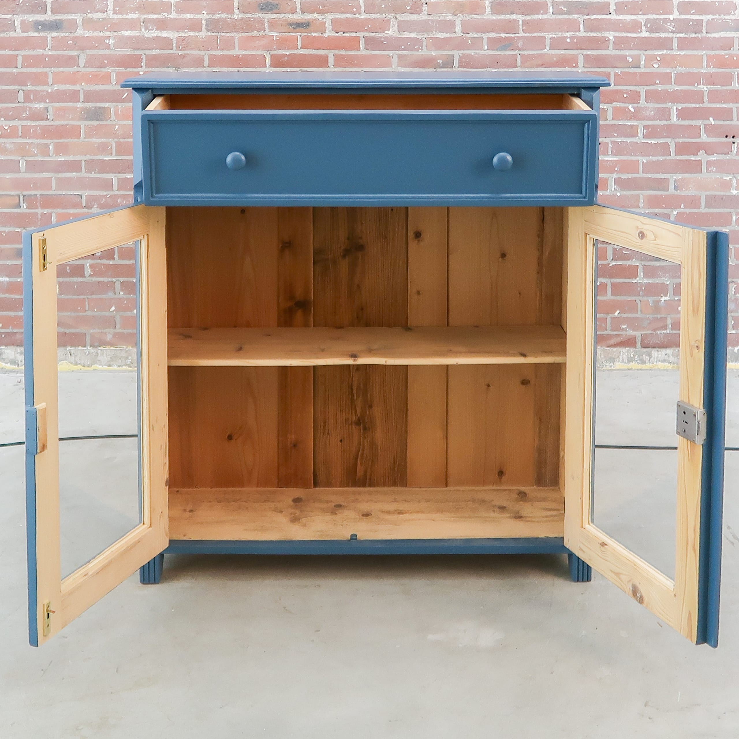 Brocante vitrinekastje - Afbeelding 2