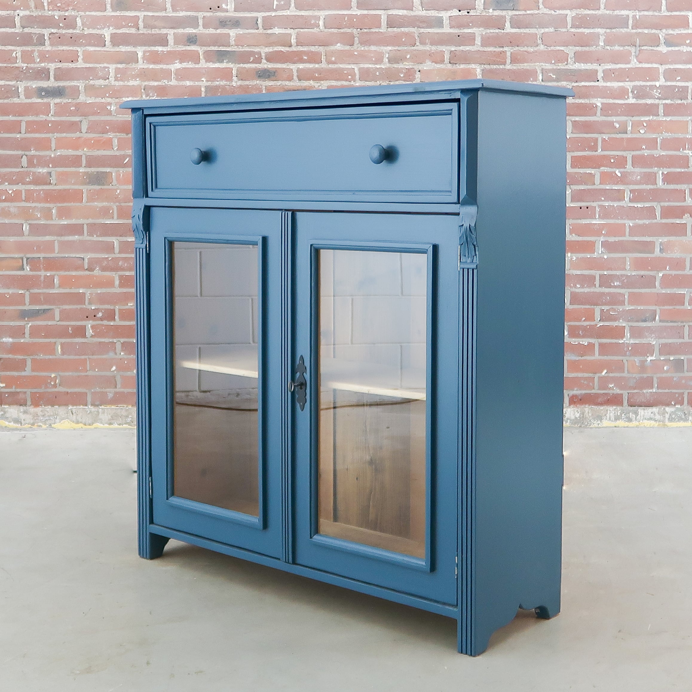 Brocante vitrinekastje - Afbeelding 8