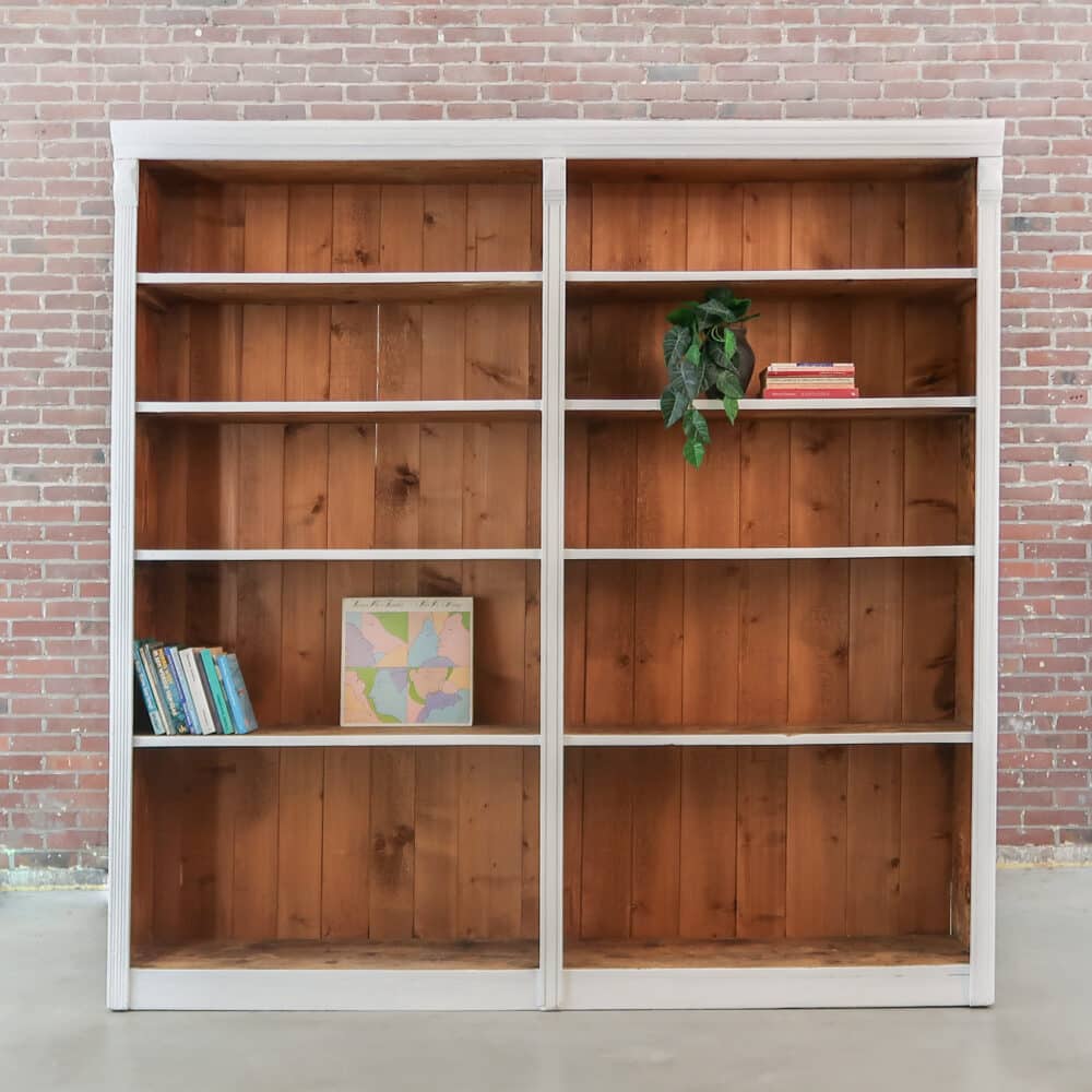 Brocante open boekenkast