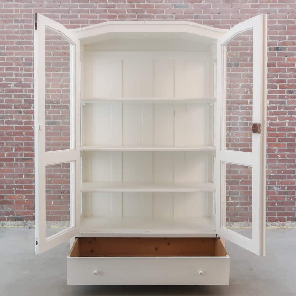 Brocante vitrinekast - Afbeelding 3