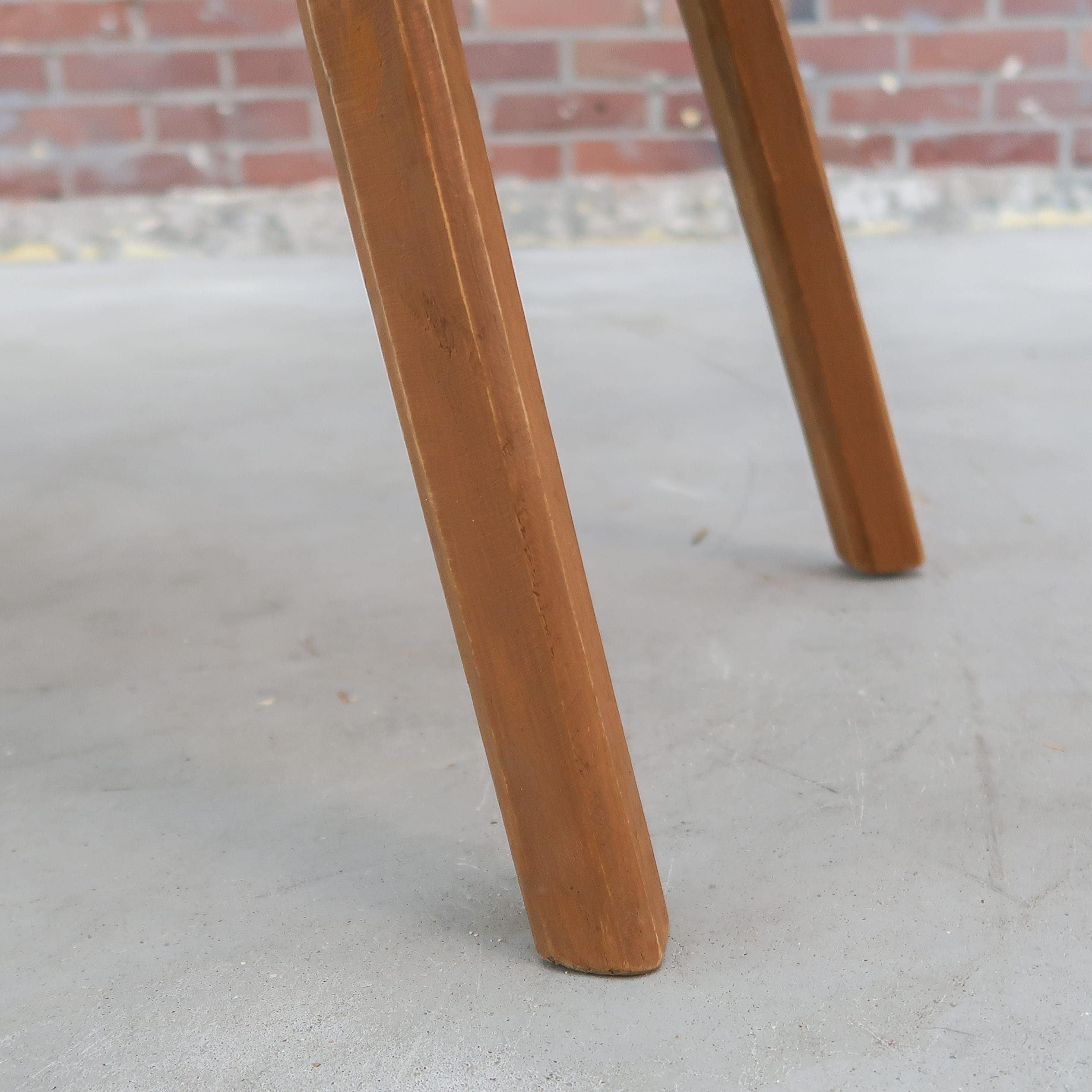 Brocante houten bankje – Bild 6