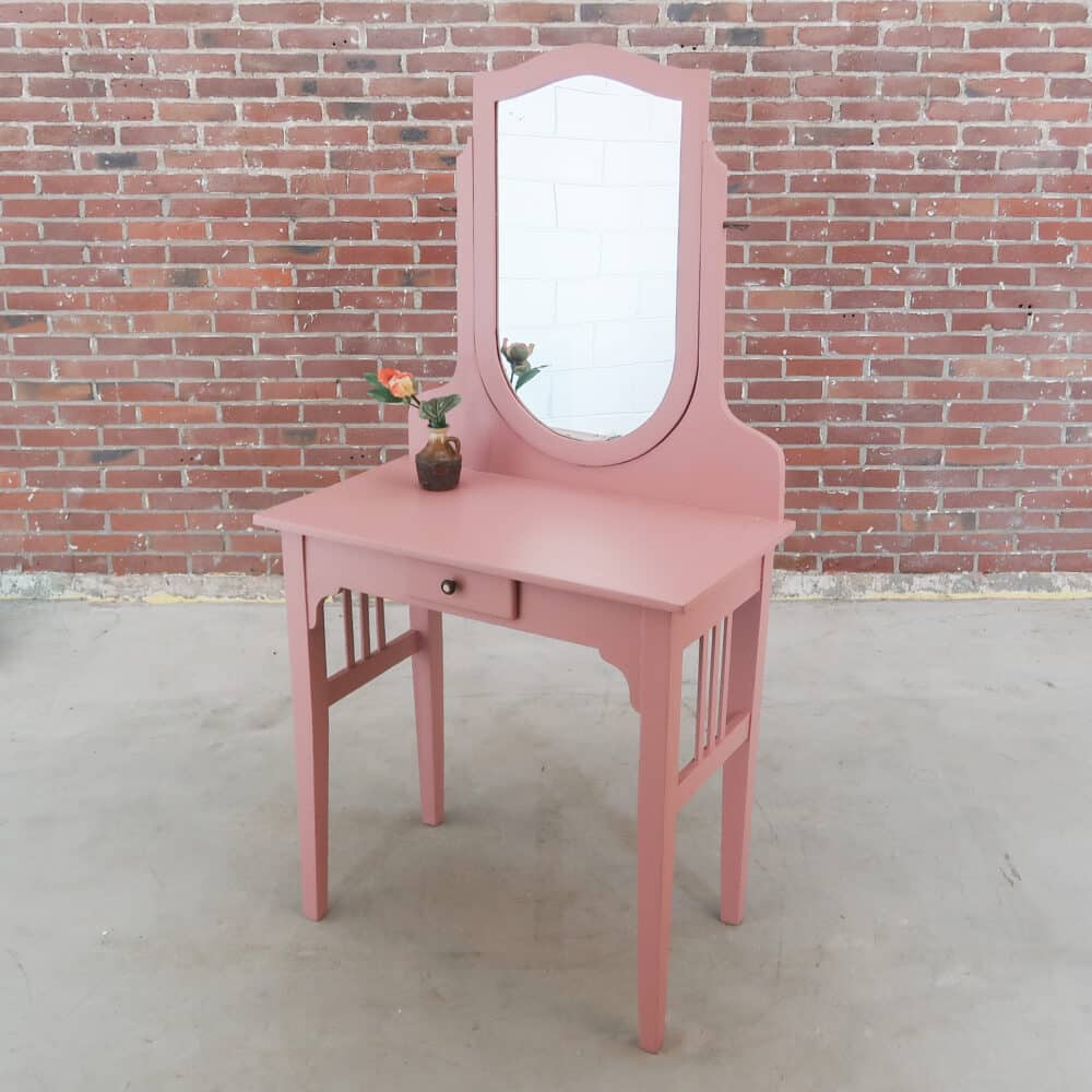 Brocante houten kaptafel – Bild 2