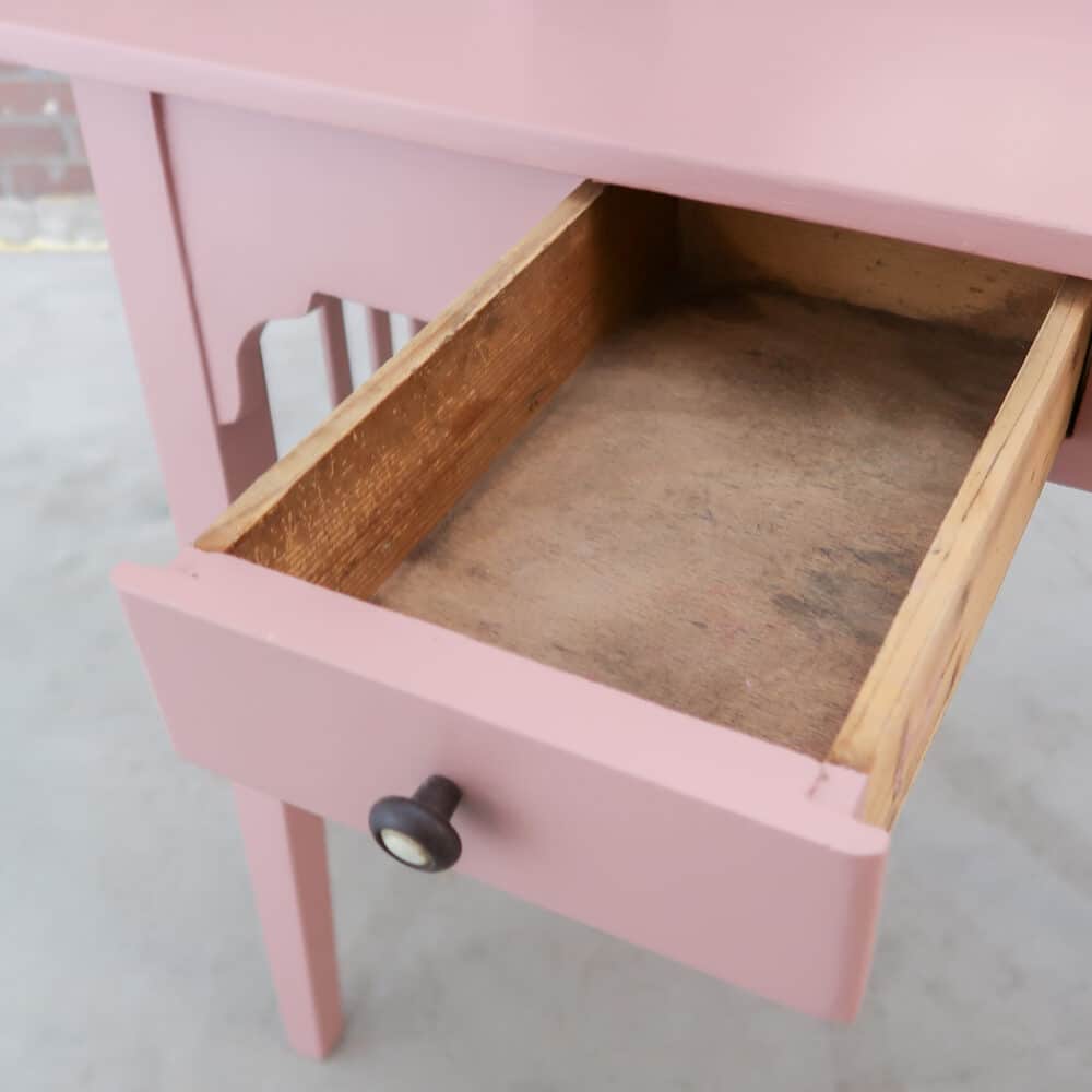Brocante houten kaptafel – Bild 6