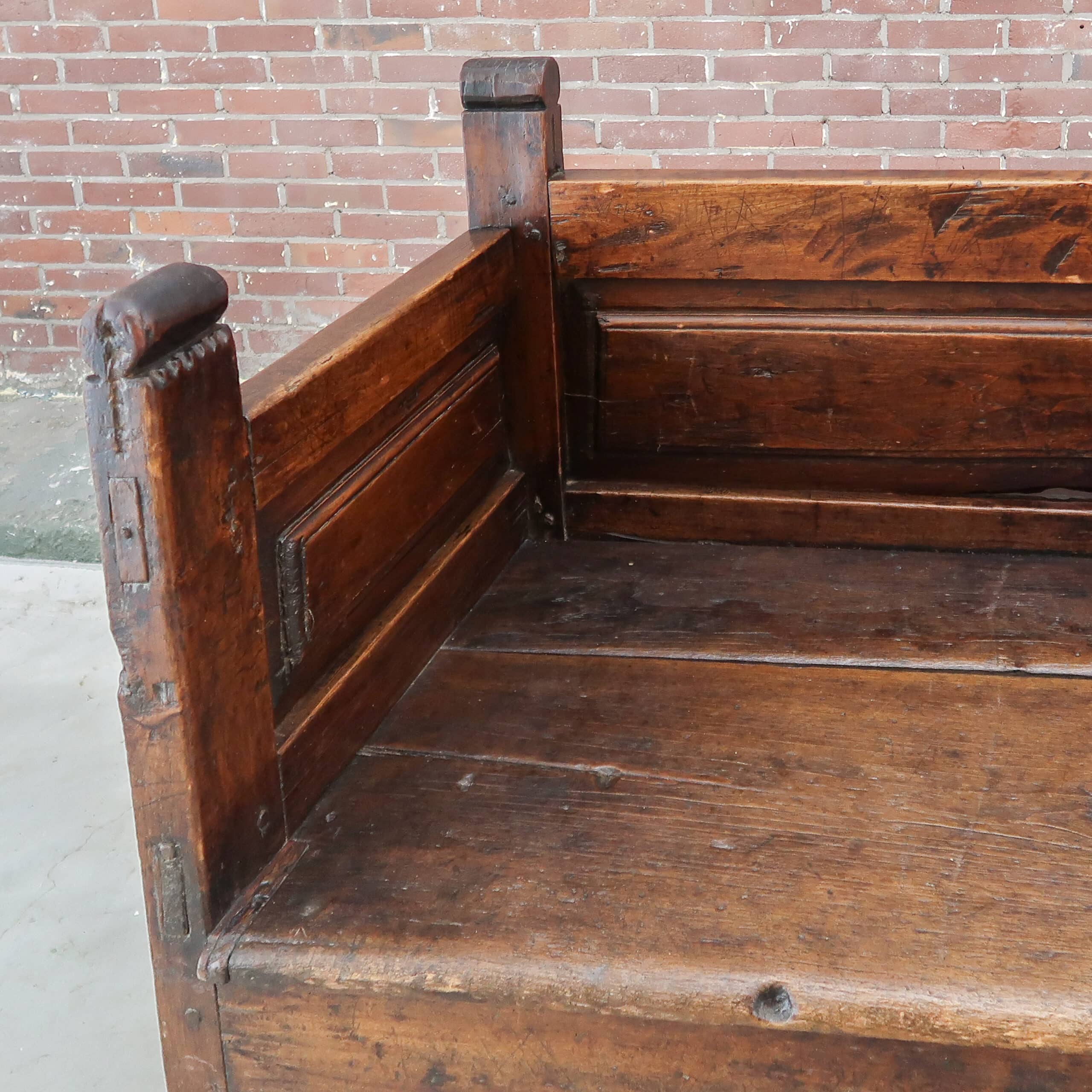 Antiek Spaanse bank - Afbeelding 3