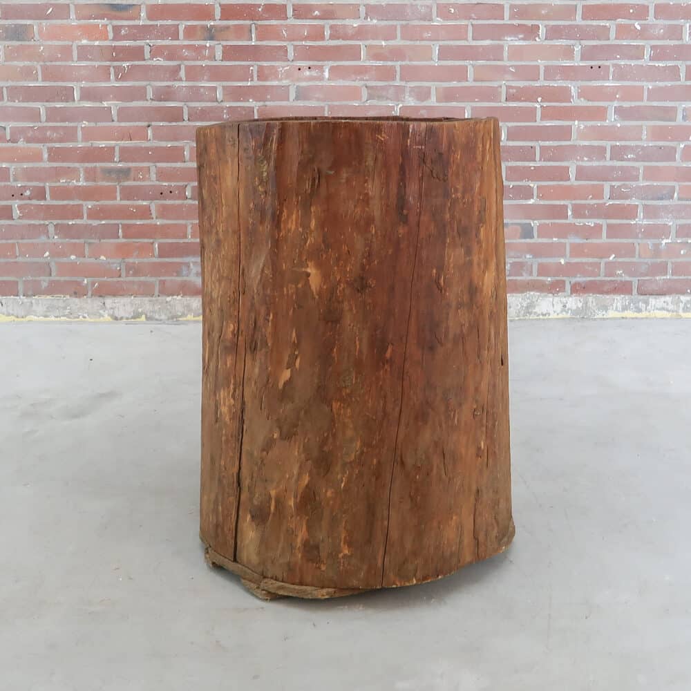 Uitgeholde boomstam ton - Afbeelding 2