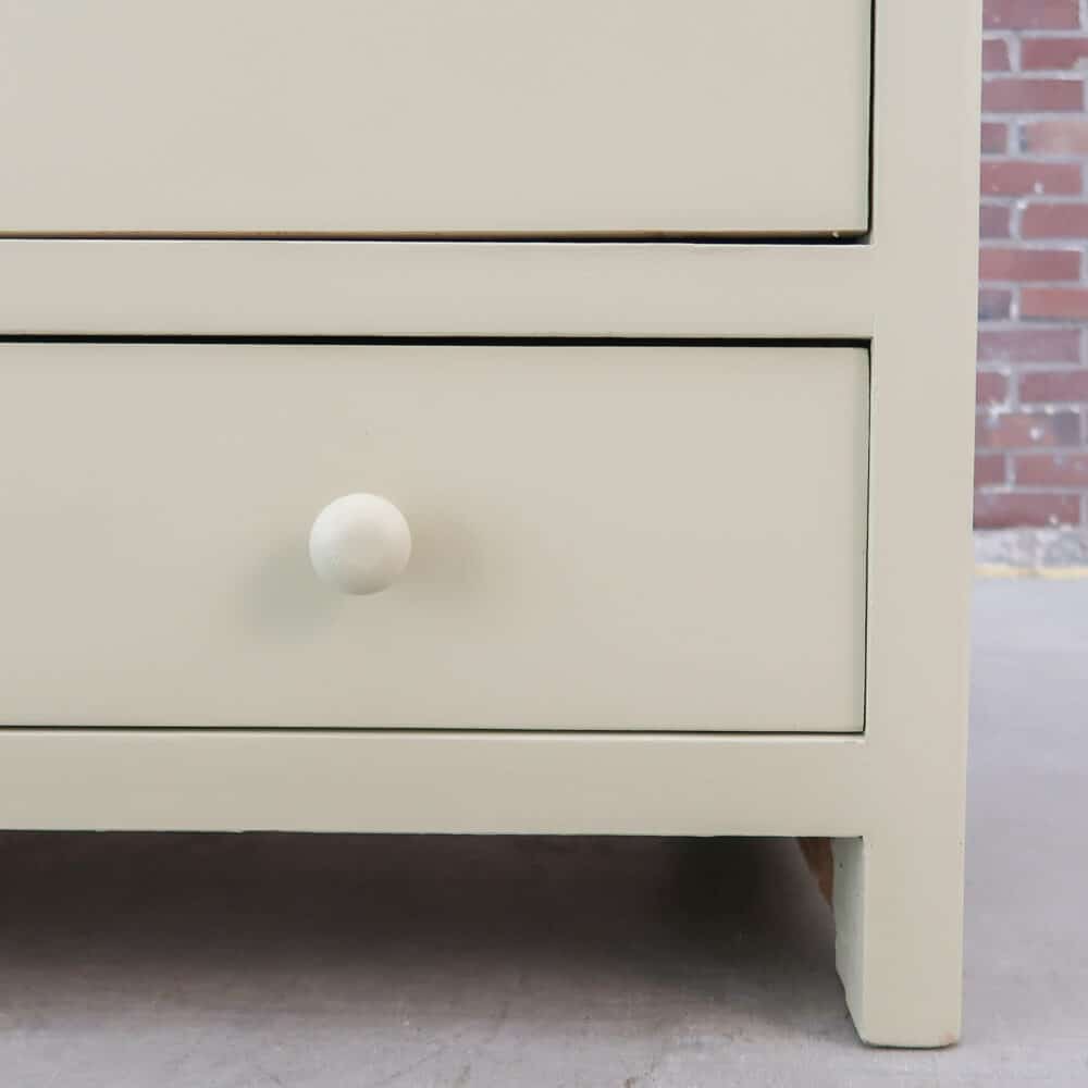 Brocante crème linnenkast - Afbeelding 7