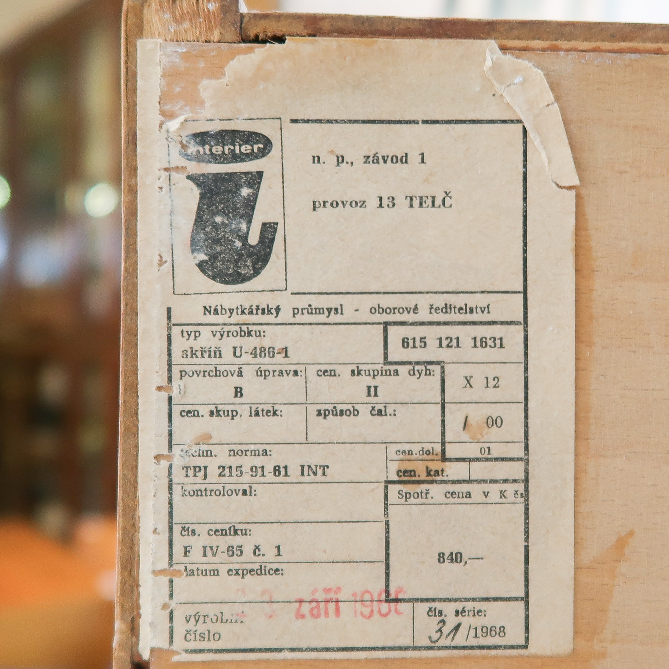 Vintage kledingkast - Mid century - Afbeelding 11