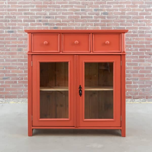 Brocante vitrinekastje