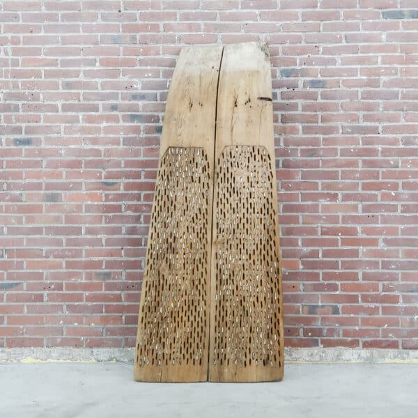 Authentieke houten dorsslede