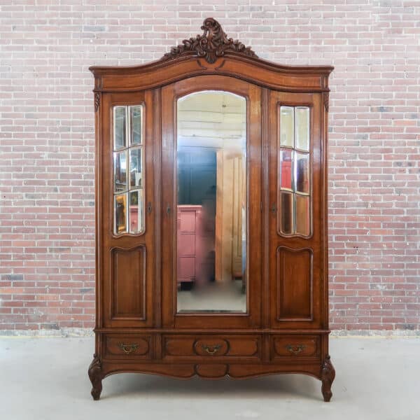 Antieke spiegelkast - demontabel