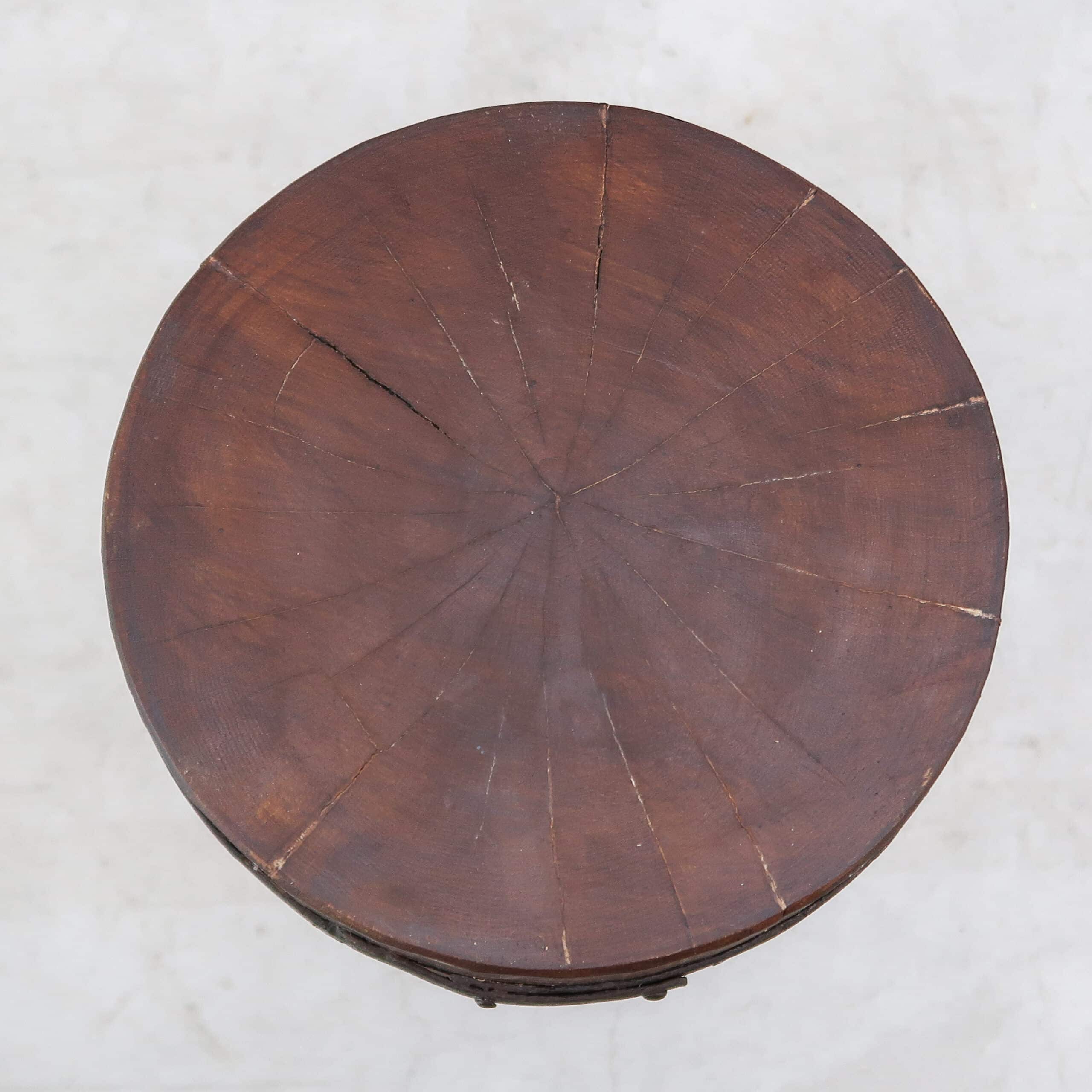 Authentiek boomstam krukje - Afbeelding 3