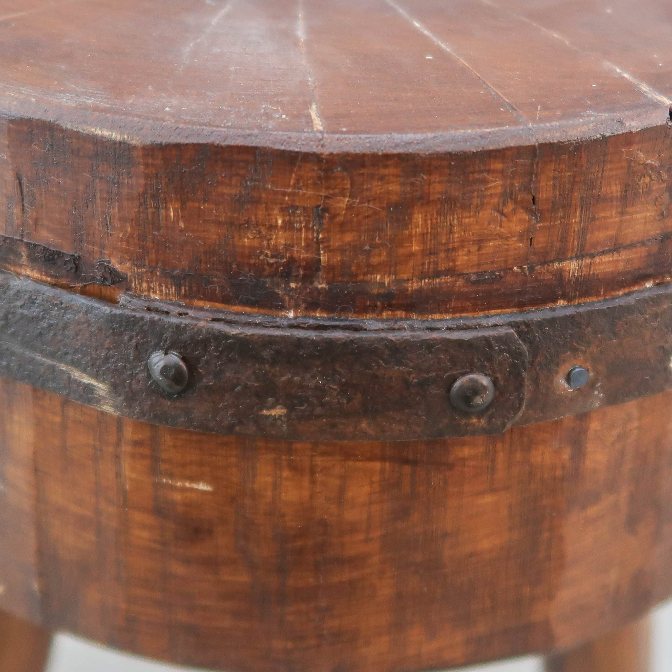 Authentiek boomstam krukje - Afbeelding 4