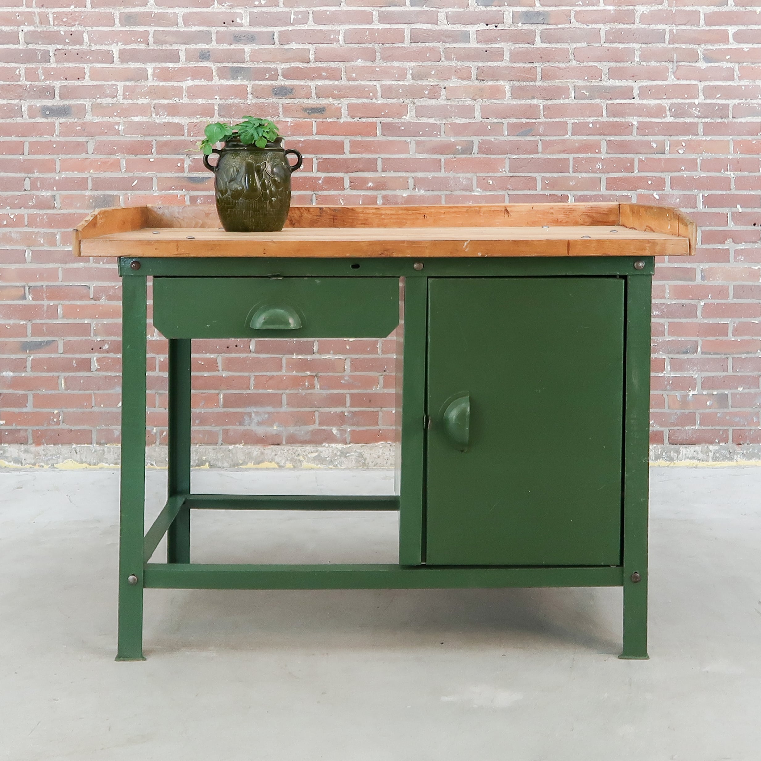 Industriële werkbank/keukenblok - Afbeelding 2