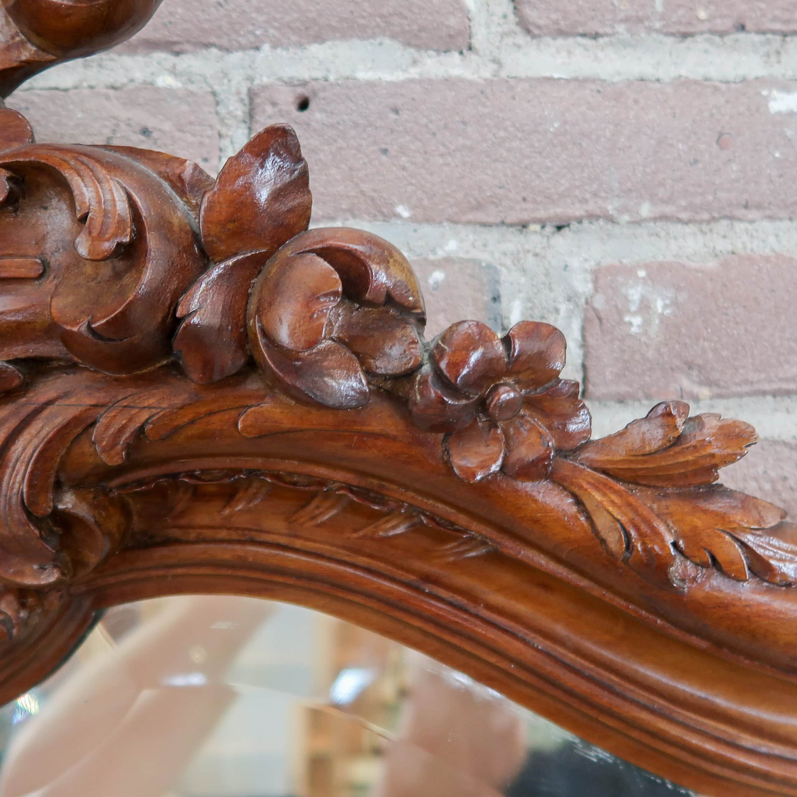 Grote Louis XV stijl spiegel - Afbeelding 5
