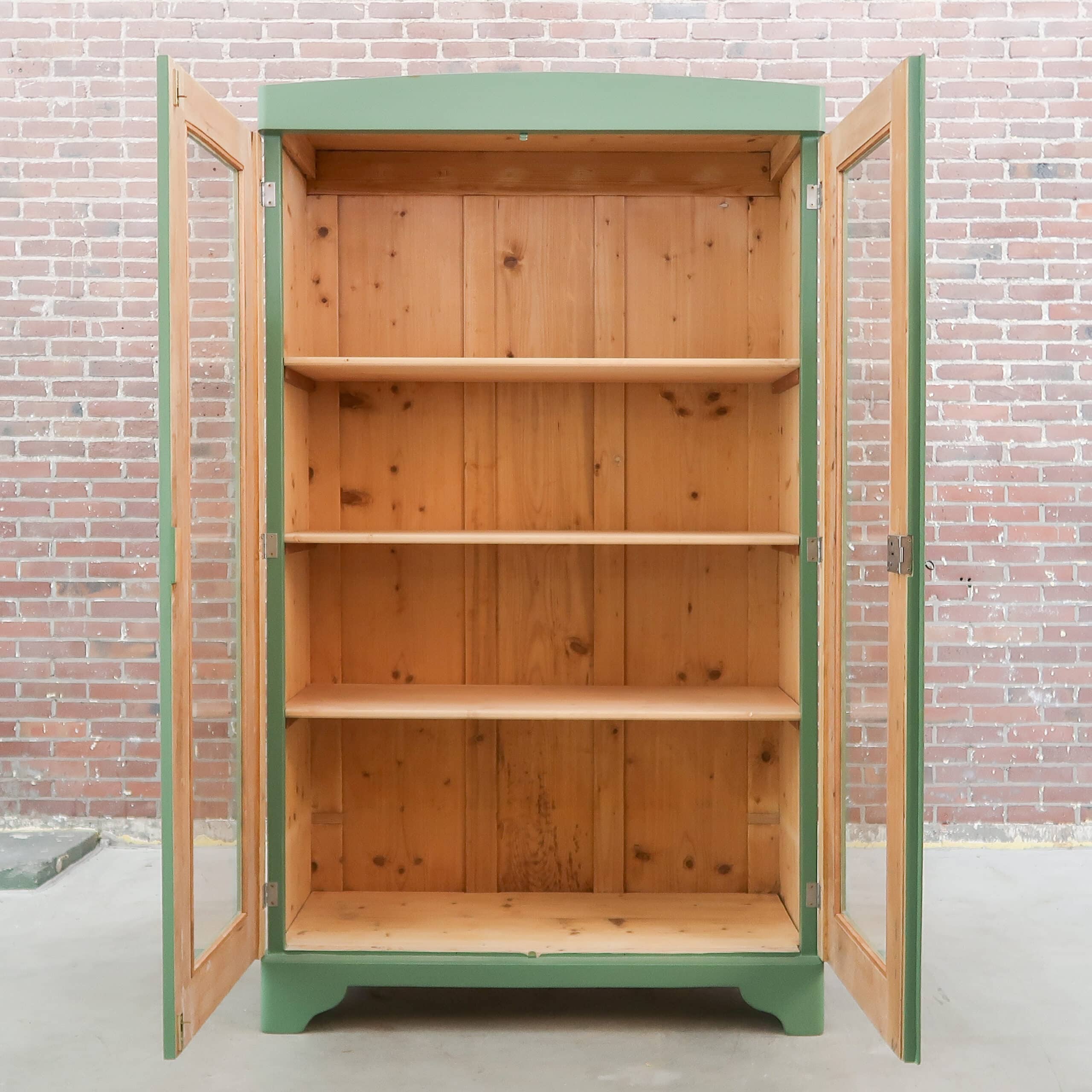 Brocante vitrinekast - Afbeelding 2