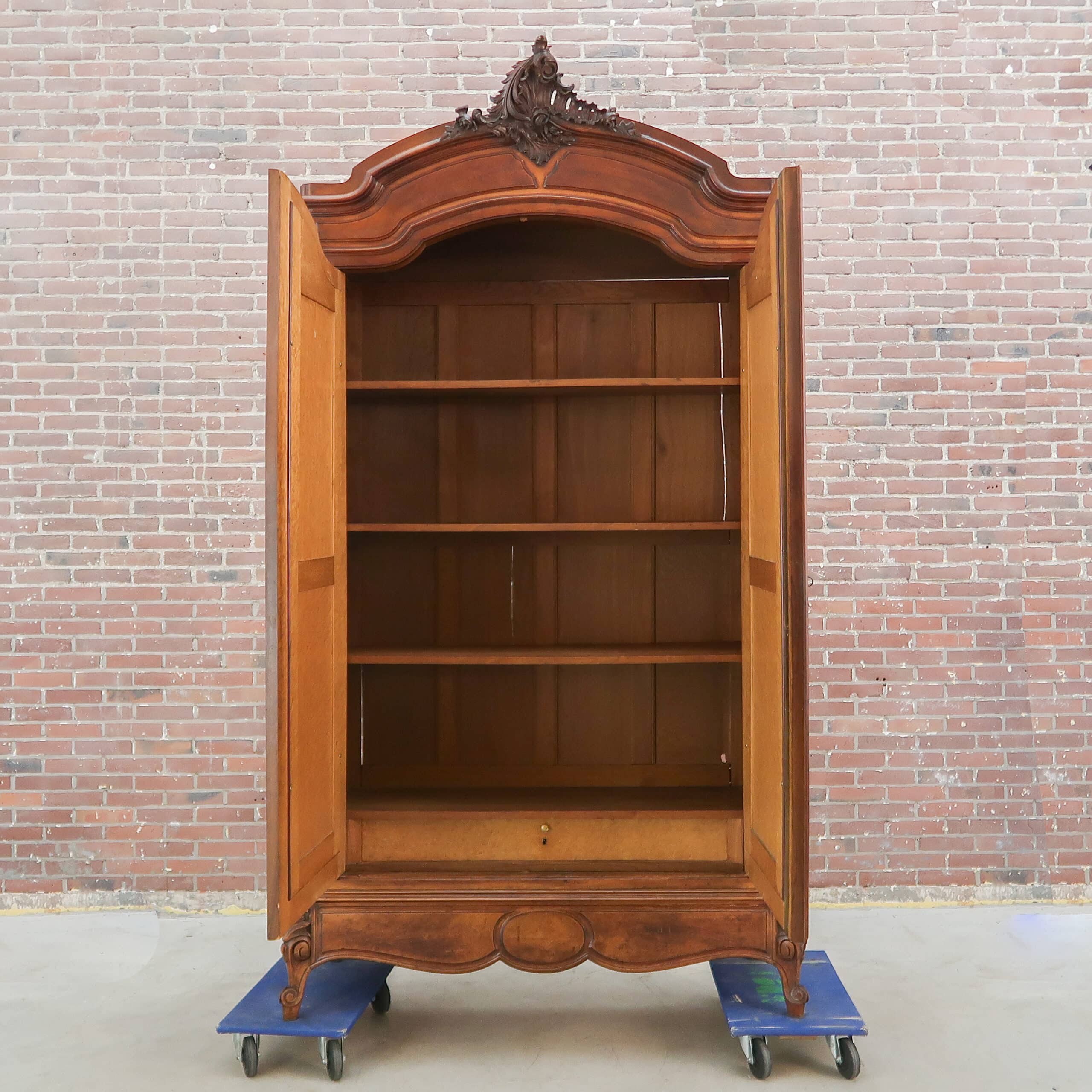 Antieke spiegelkast - demontabel - Afbeelding 3