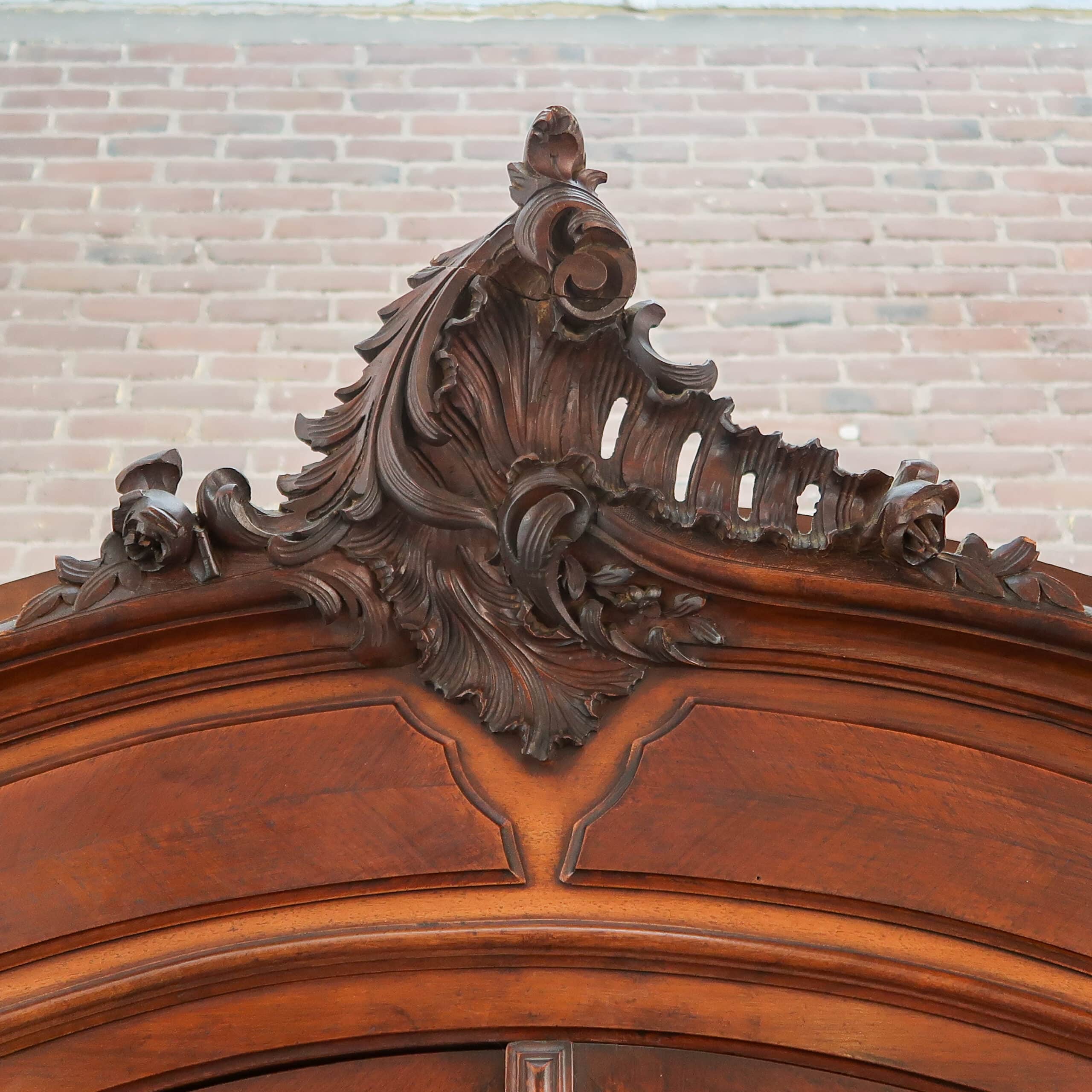 Antieke spiegelkast - demontabel - Afbeelding 5