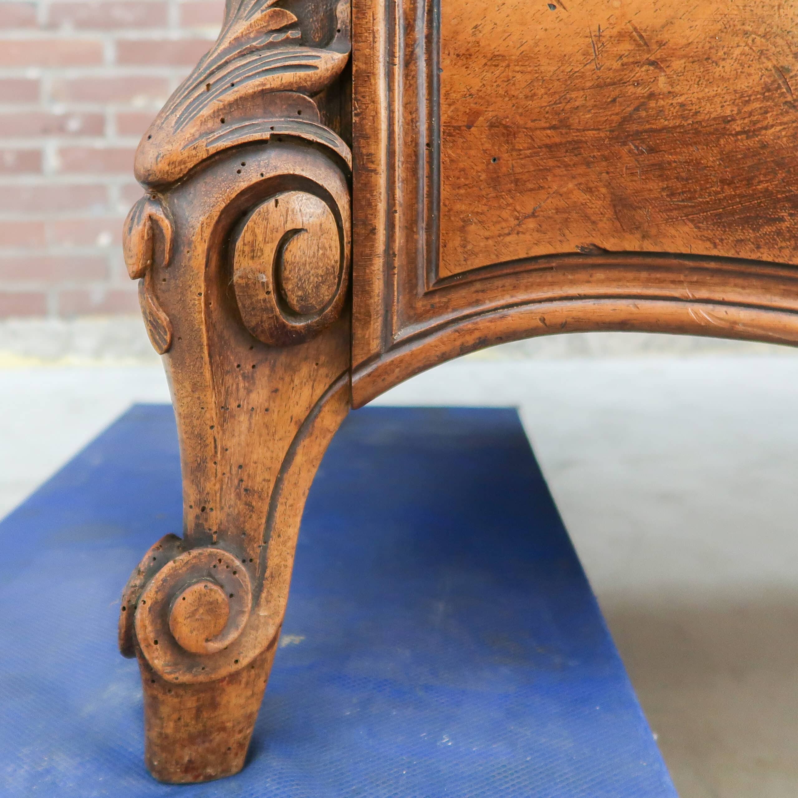 Antieke spiegelkast - demontabel - Afbeelding 12